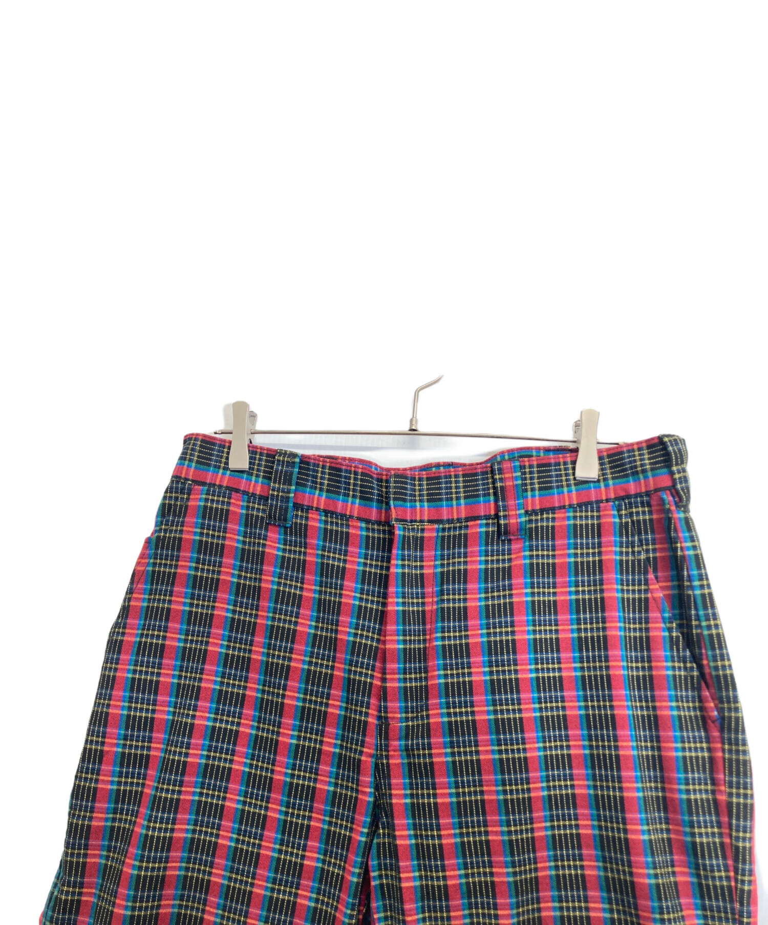 中古・古着通販】Supreme (シュプリーム) チェックパンツ レッド