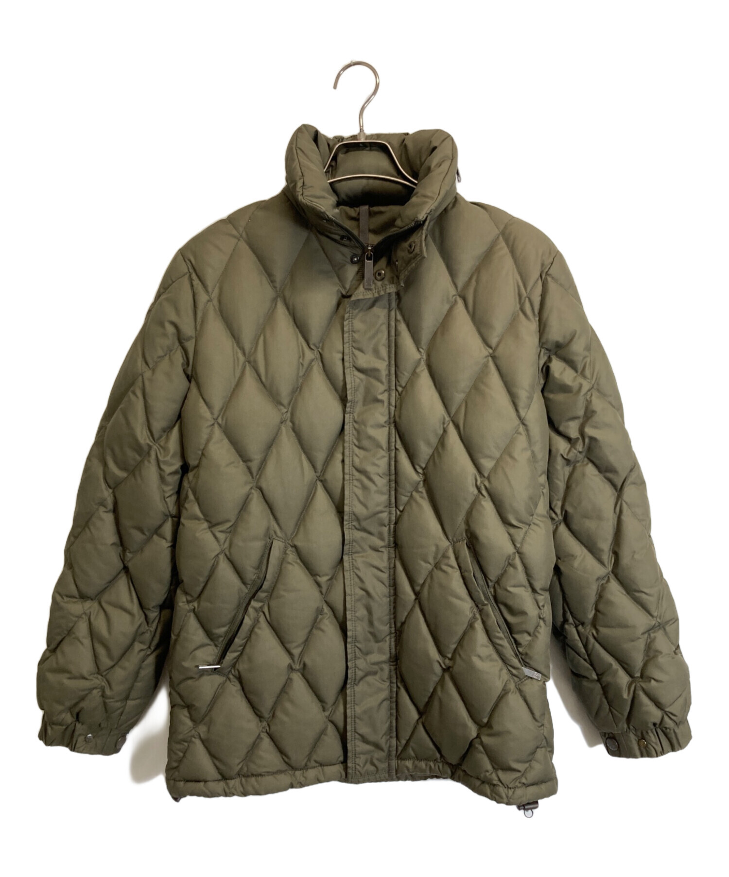 20240✨️モンクレール キルティング ダウンジャケット カーキ M メンズ 中古・古着通販】MONCLER (モンクレール) キルティングジャケット