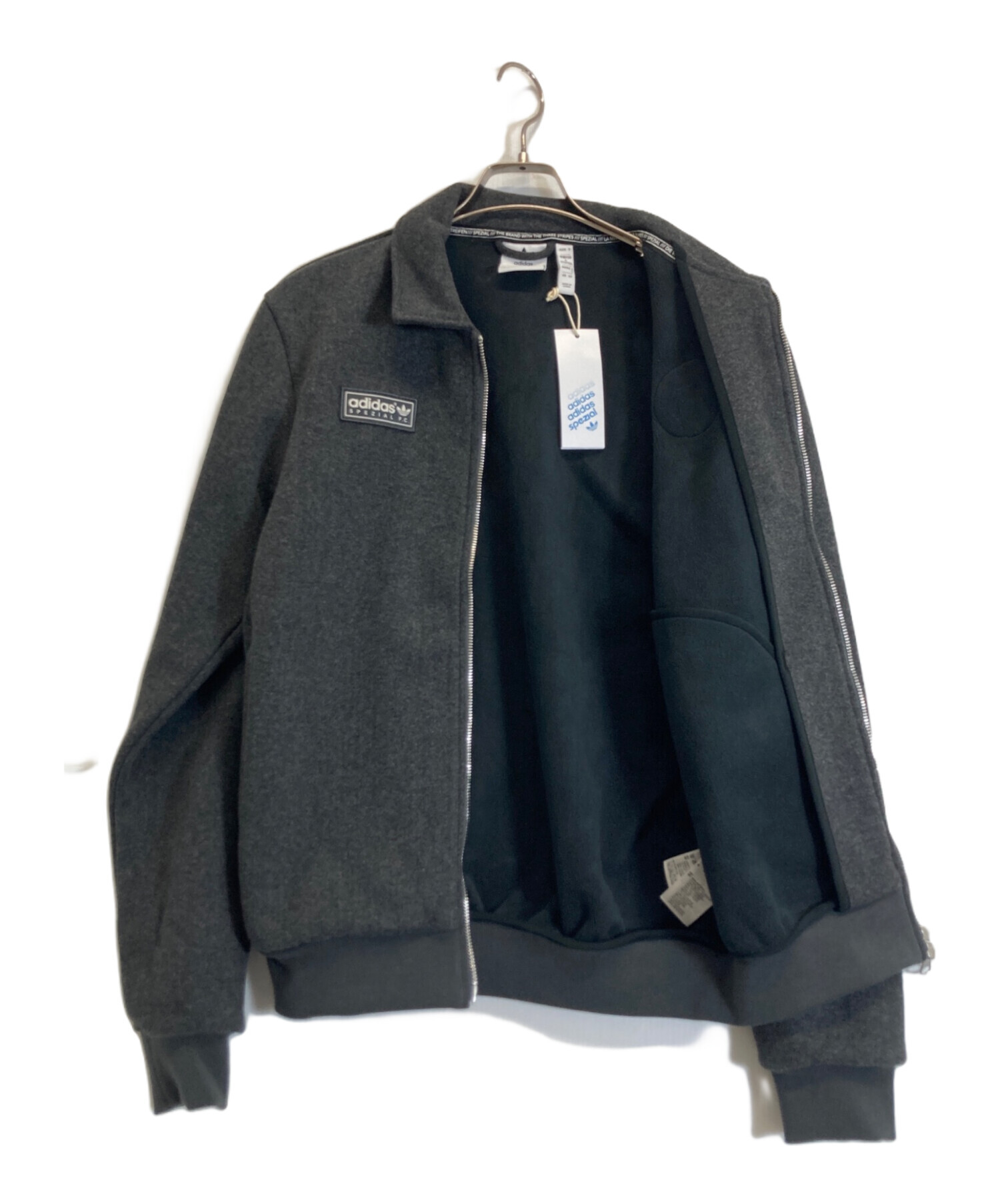 中古・古着通販】adidas (アディダス) ロゴワッペン フルジップ