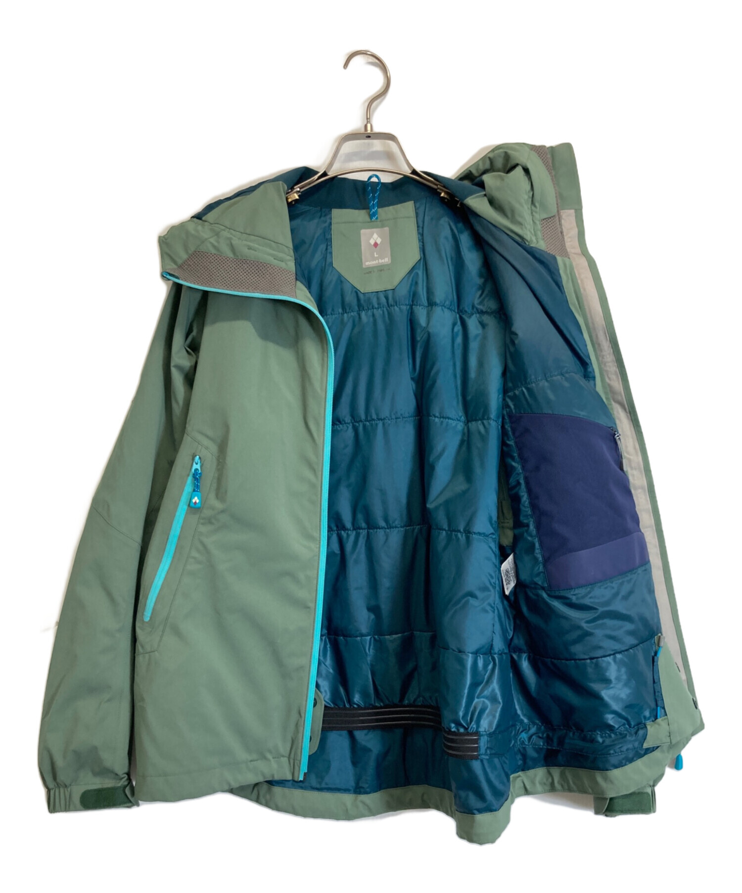 ポ*酢様 mont-bell マウンテンパーカー XL グリーン 中古・古着通販】mont-bell (モンベル) マウンテンパーカー 黄緑