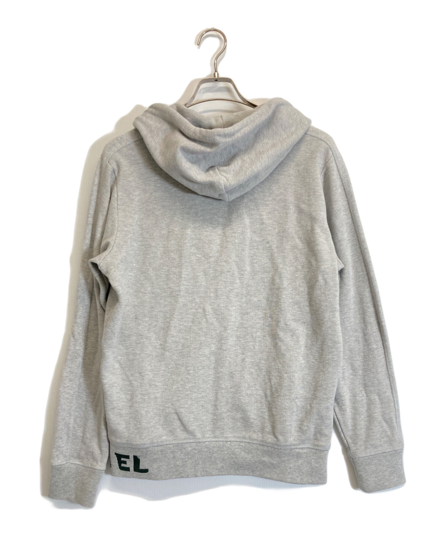 DIESEL パーカー　Lサイズ　グレー　ディーゼル 中古・古着通販】DIESEL (ディーゼル) ジップパーカー グレー サイズ:M