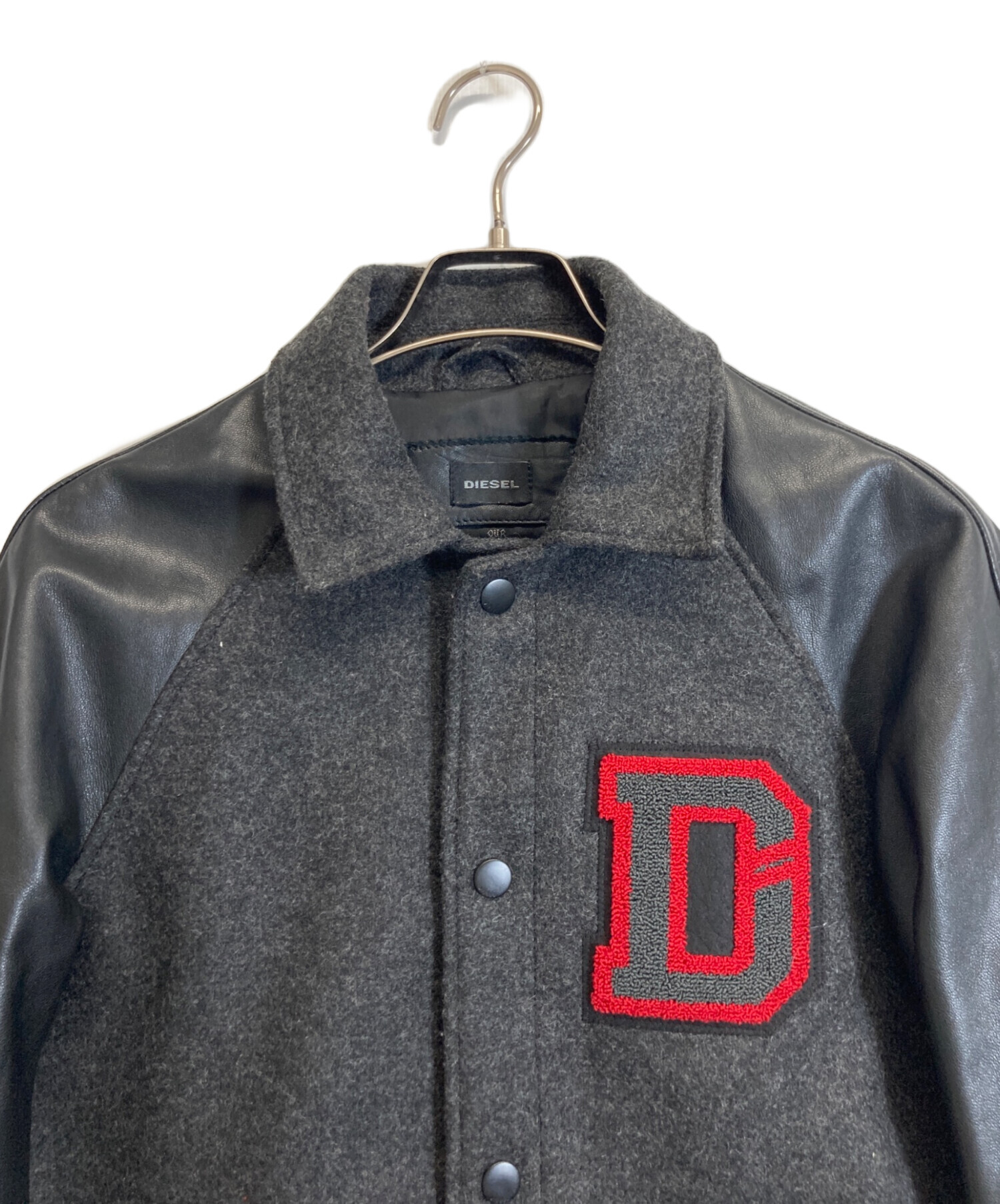 中古・古着通販】DIESEL (ディーゼル) スタジャン ブラック サイズ:S