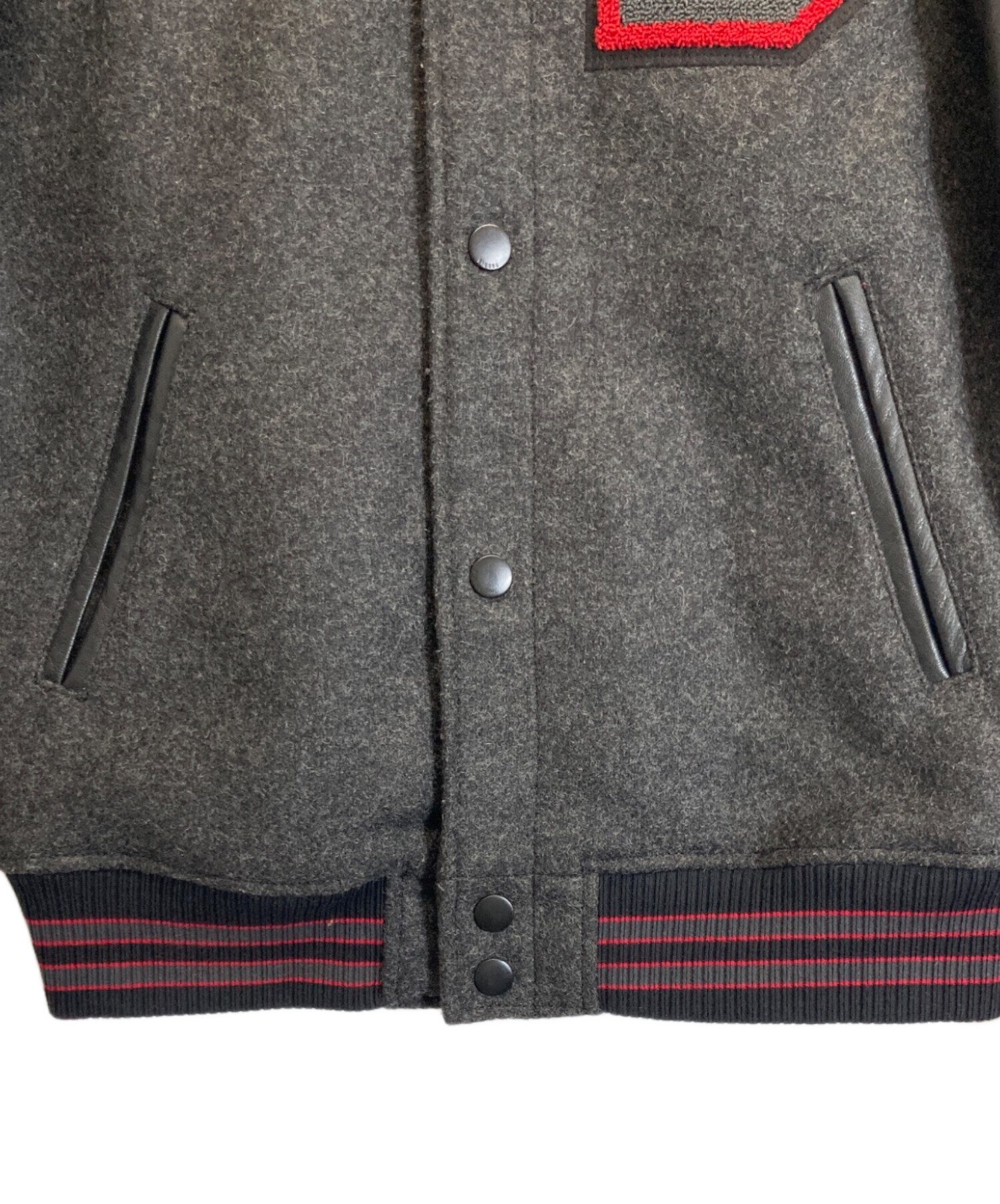 中古・古着通販】DIESEL (ディーゼル) スタジャン ブラック サイズ:S