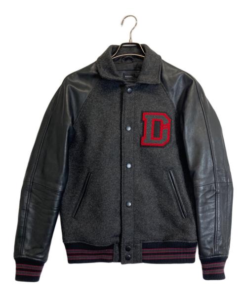 中古・古着通販】DIESEL (ディーゼル) スタジャン ブラック サイズ:S