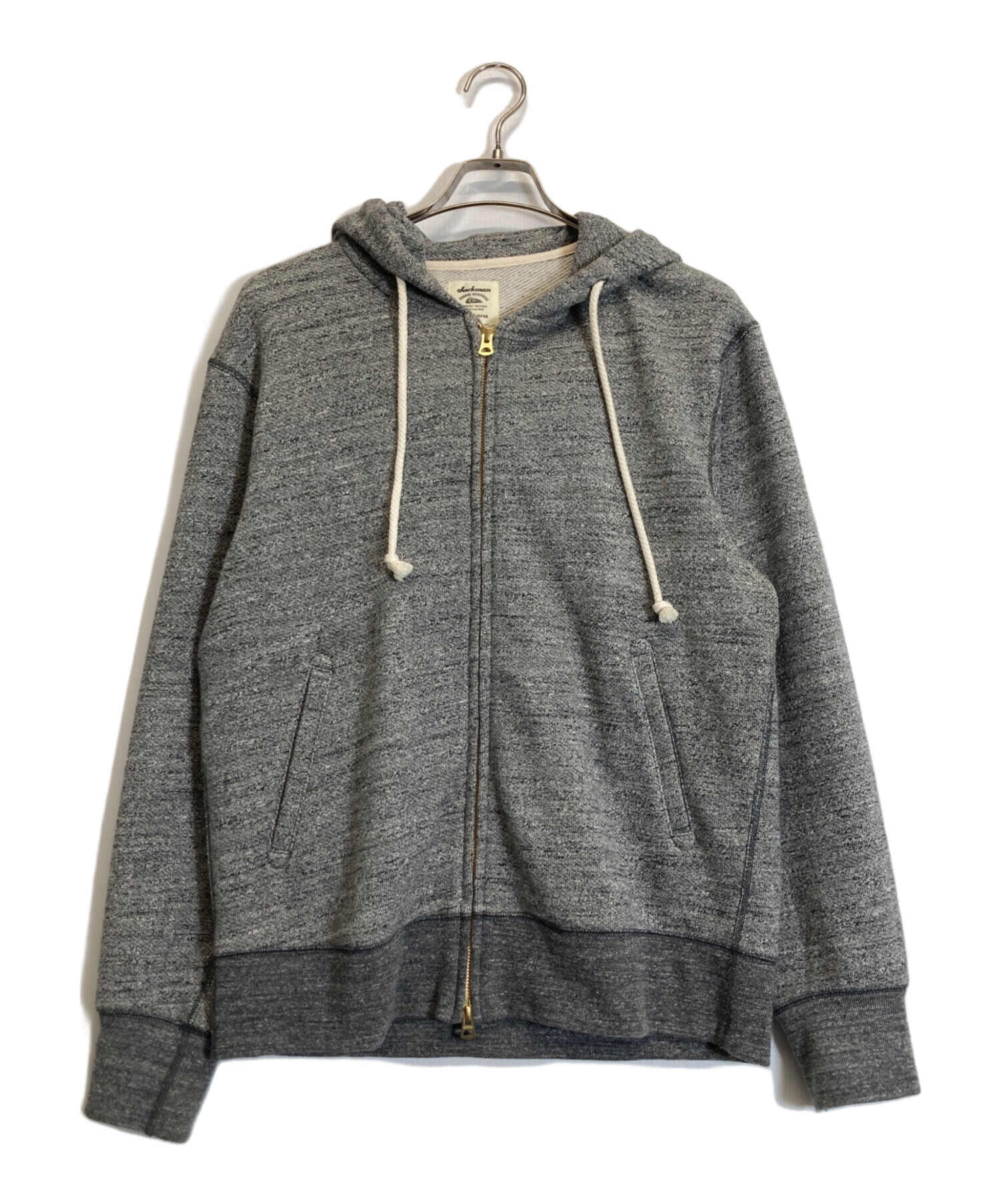 中古・古着通販】jackman (ジャックマン) GG Sweat Parka グレー