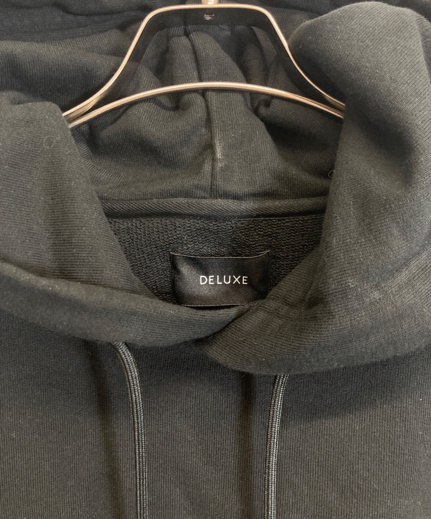 Deluxe デラックス パーカー L 黒 【古着】【中古】【送料無料】 中古・古着通販】Deluxe (デラックス) パーカー ブラック サイズ:L