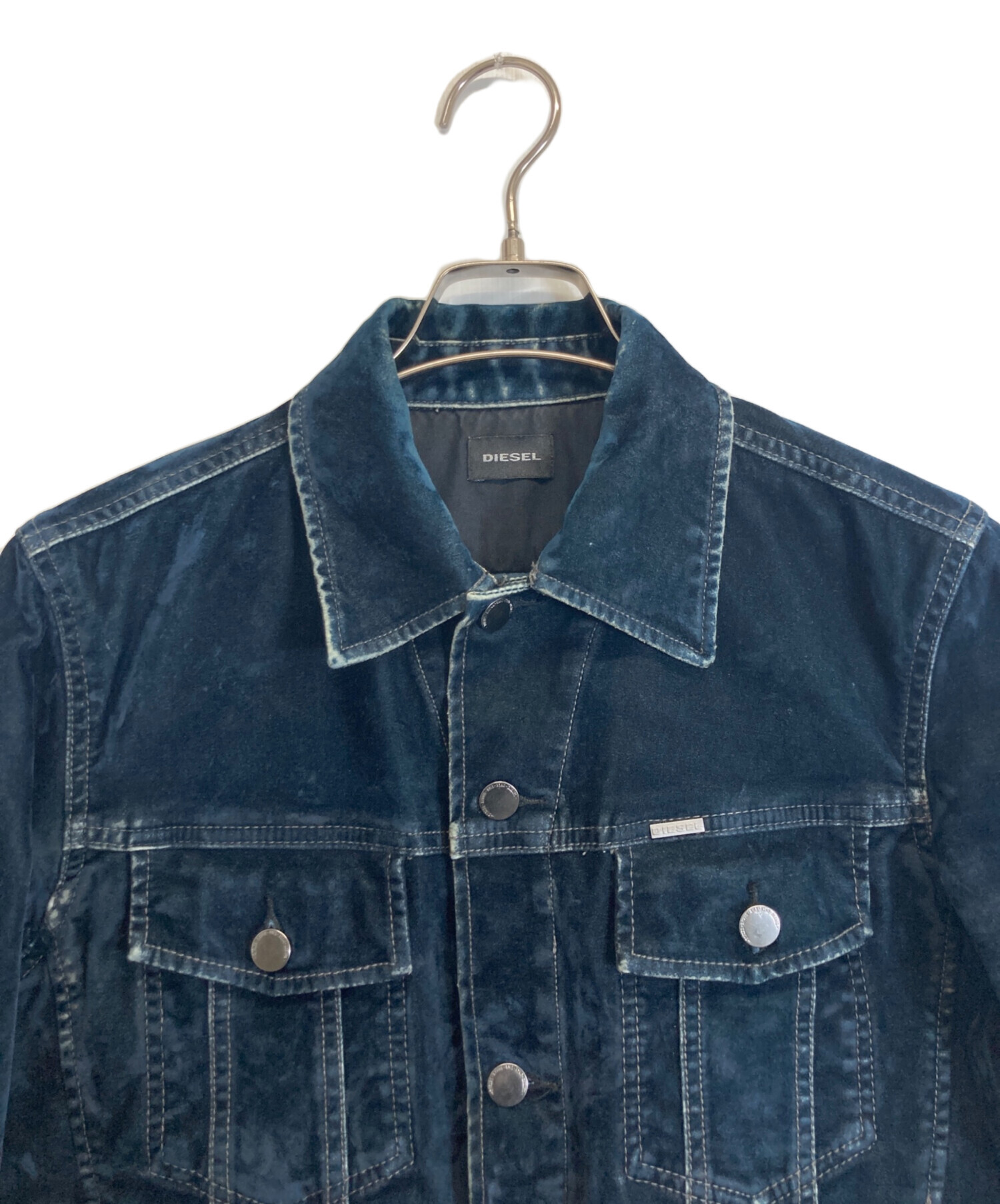 中古・古着通販】DIESEL (ディーゼル) ジャケット ネイビー サイズ:S