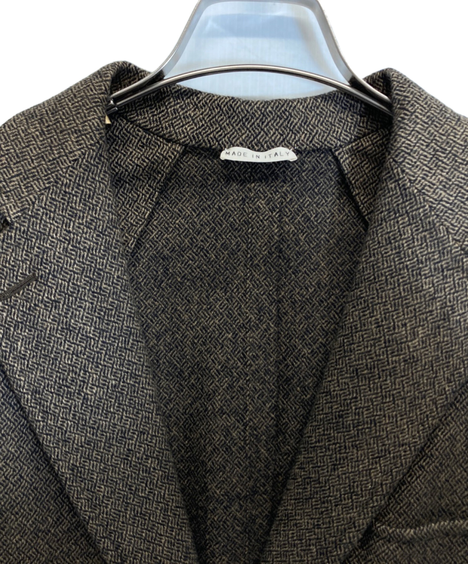 中古・古着通販】HERMES (エルメス) カシミヤ混Hボタンテーラード