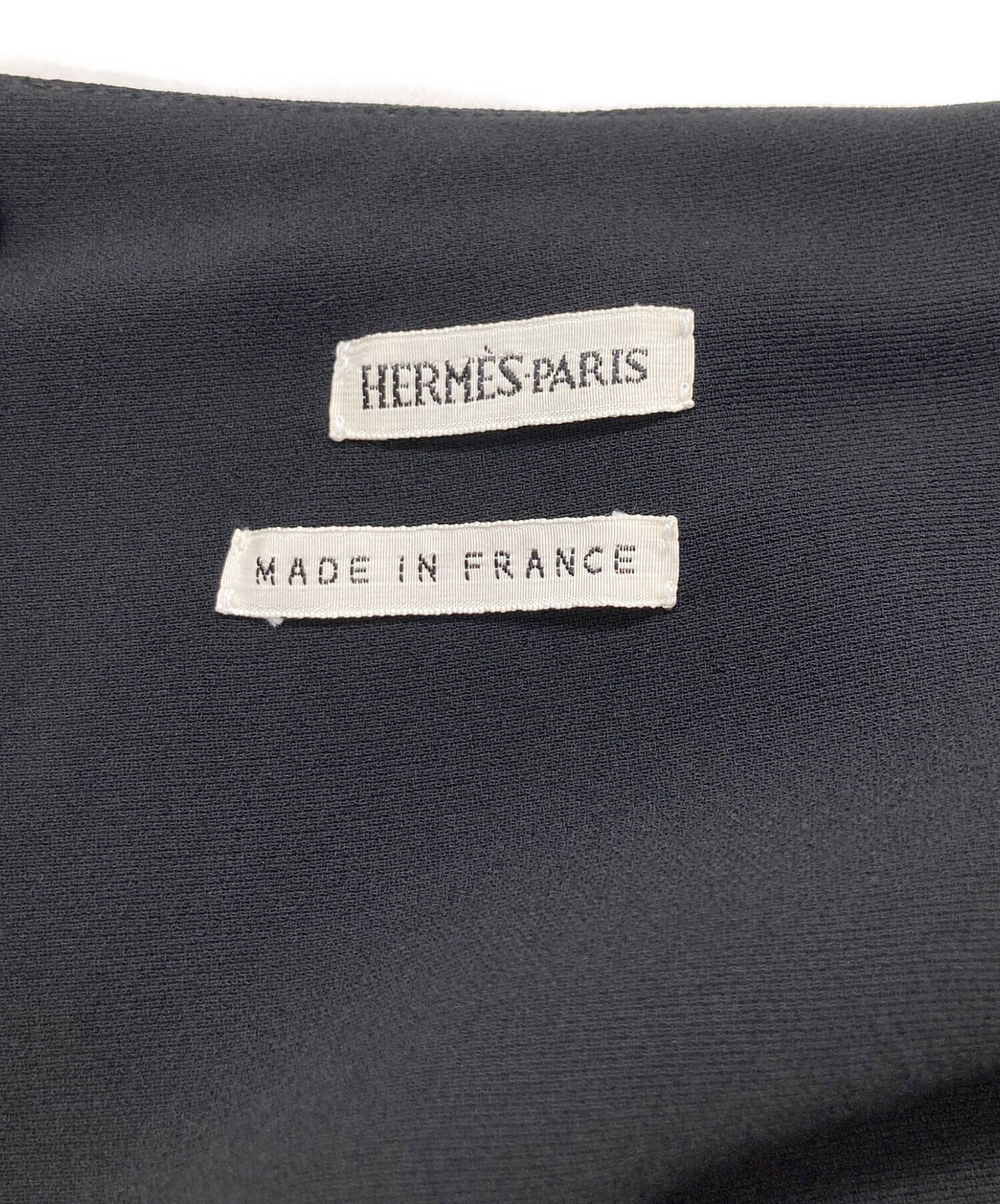 HERMES エルメス/シルクトップス/Aランク/91【中古】 中古・古着通販】HERMES (エルメス) シルクベスト グリーン サイズ:46