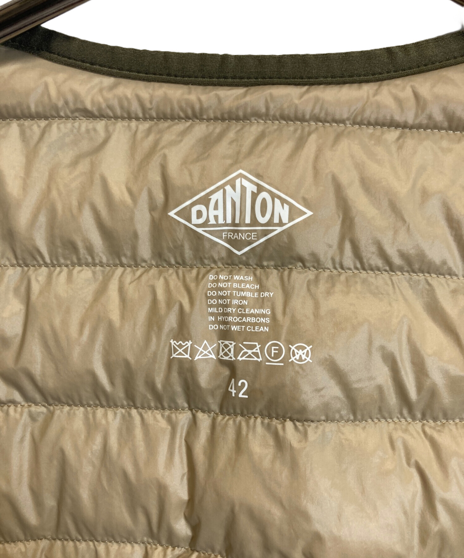 中古・古着通販】DANTON (ダントン) ダウンジャケット オリーブ サイズ