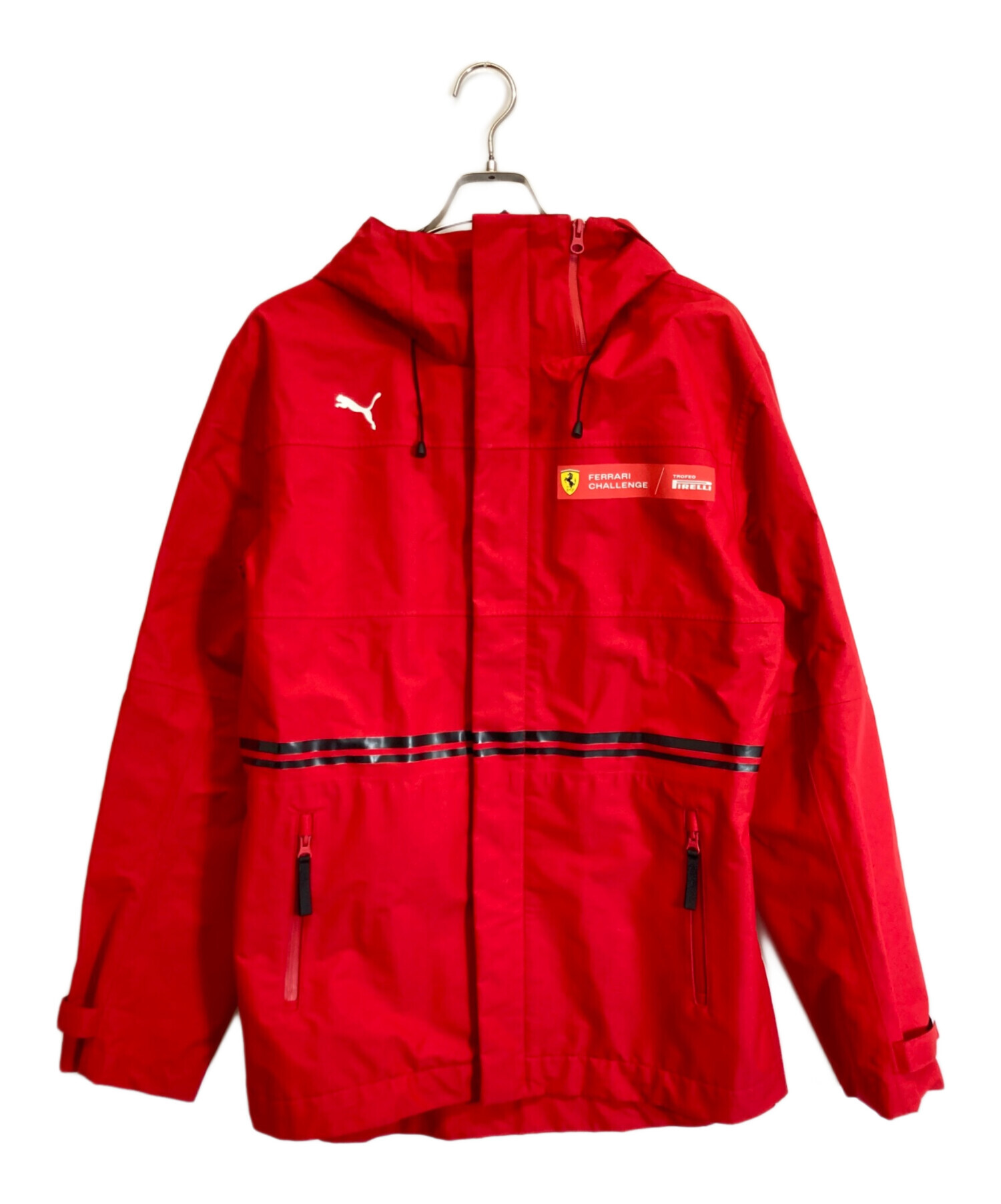 【PUMA】定価1.8万フェラーリ フード付き ジャケット　JPN Mサイズ 中古・古着通販】PUMA (プーマ) Ferrari (フェラーリ) ナイロン