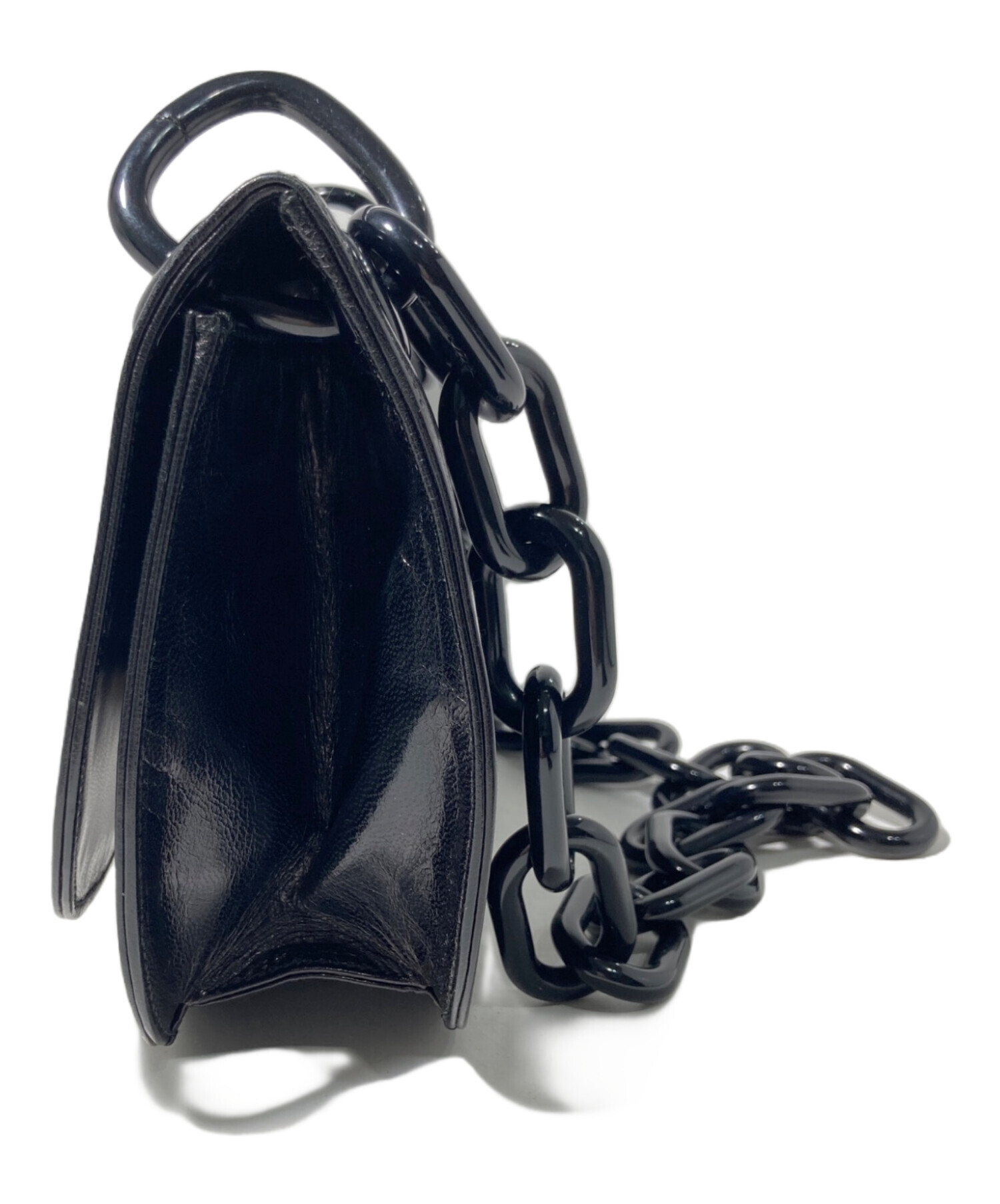 中古・古着通販】PRADA (プラダ) チェーンショルダーバッグ ブラック