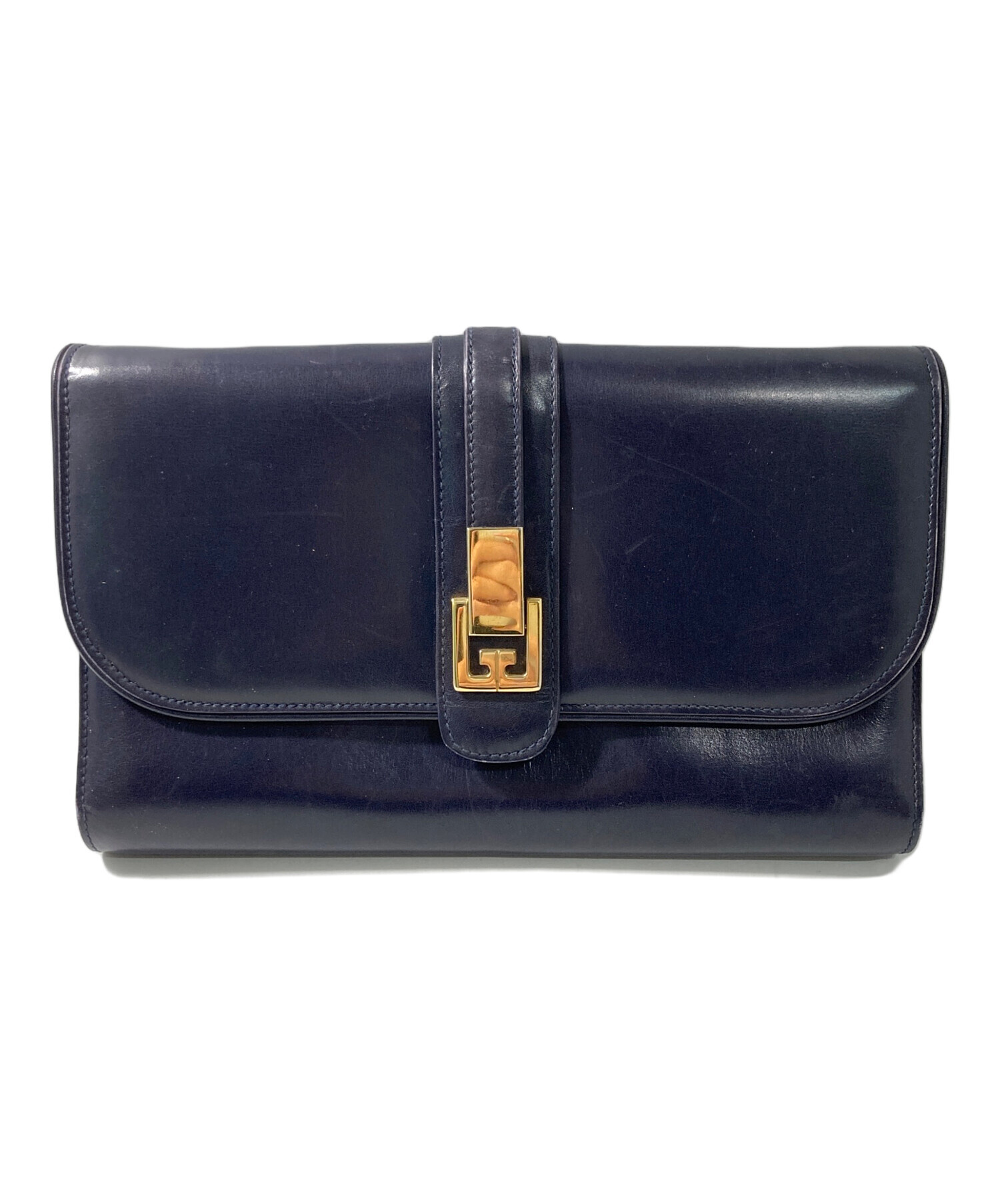 GUCCI 青 レザー クラッチバッグ タッセル付き 中古・古着通販】GUCCI (グッチ) クラッチバッグ ブラック｜ブランド