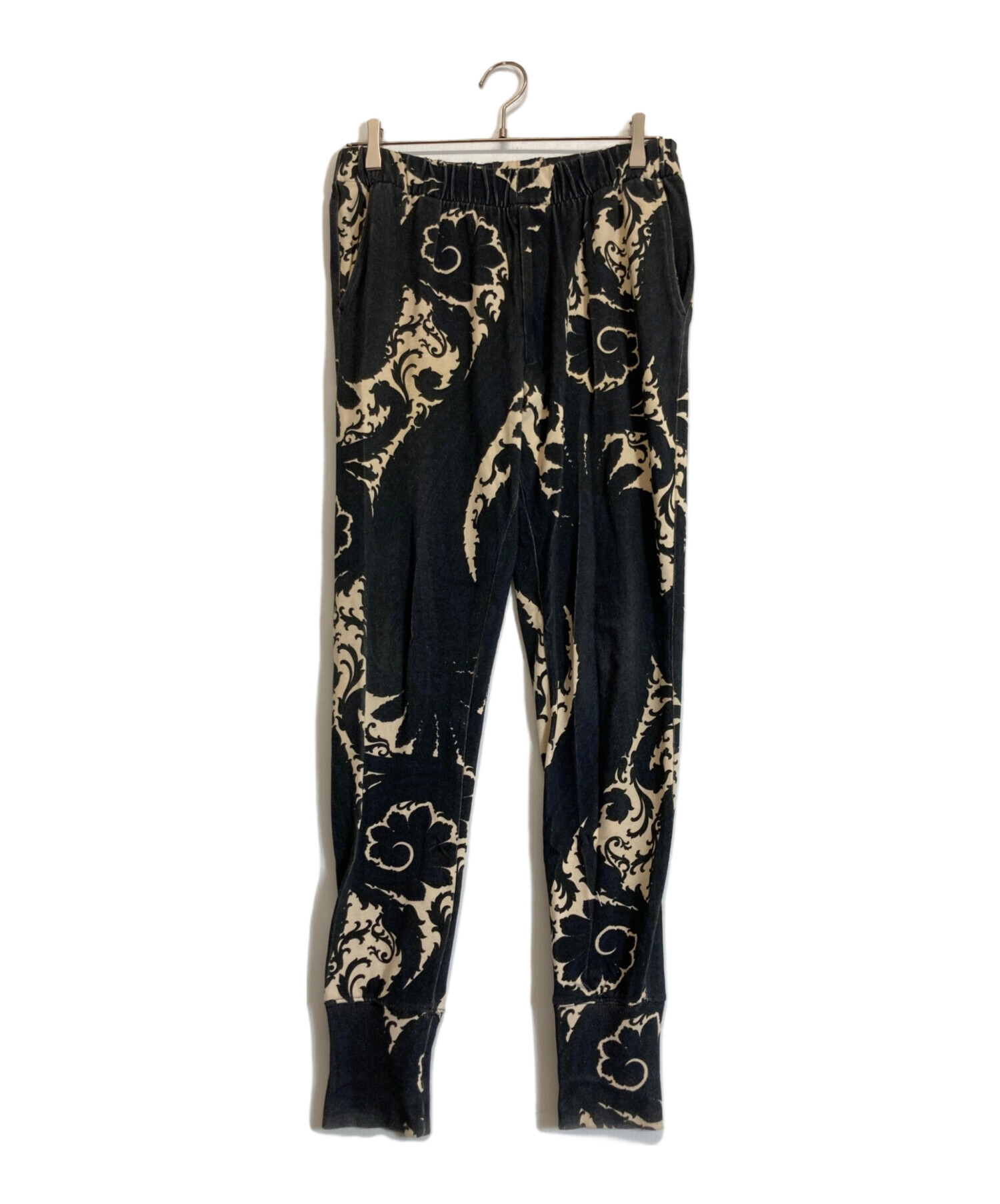 DRIES VAN NOTEN 総柄 スウェットパンツ ブラウン 中古・古着通販】DRIES VAN NOTEN (ドリスヴァンノッテン) 総柄