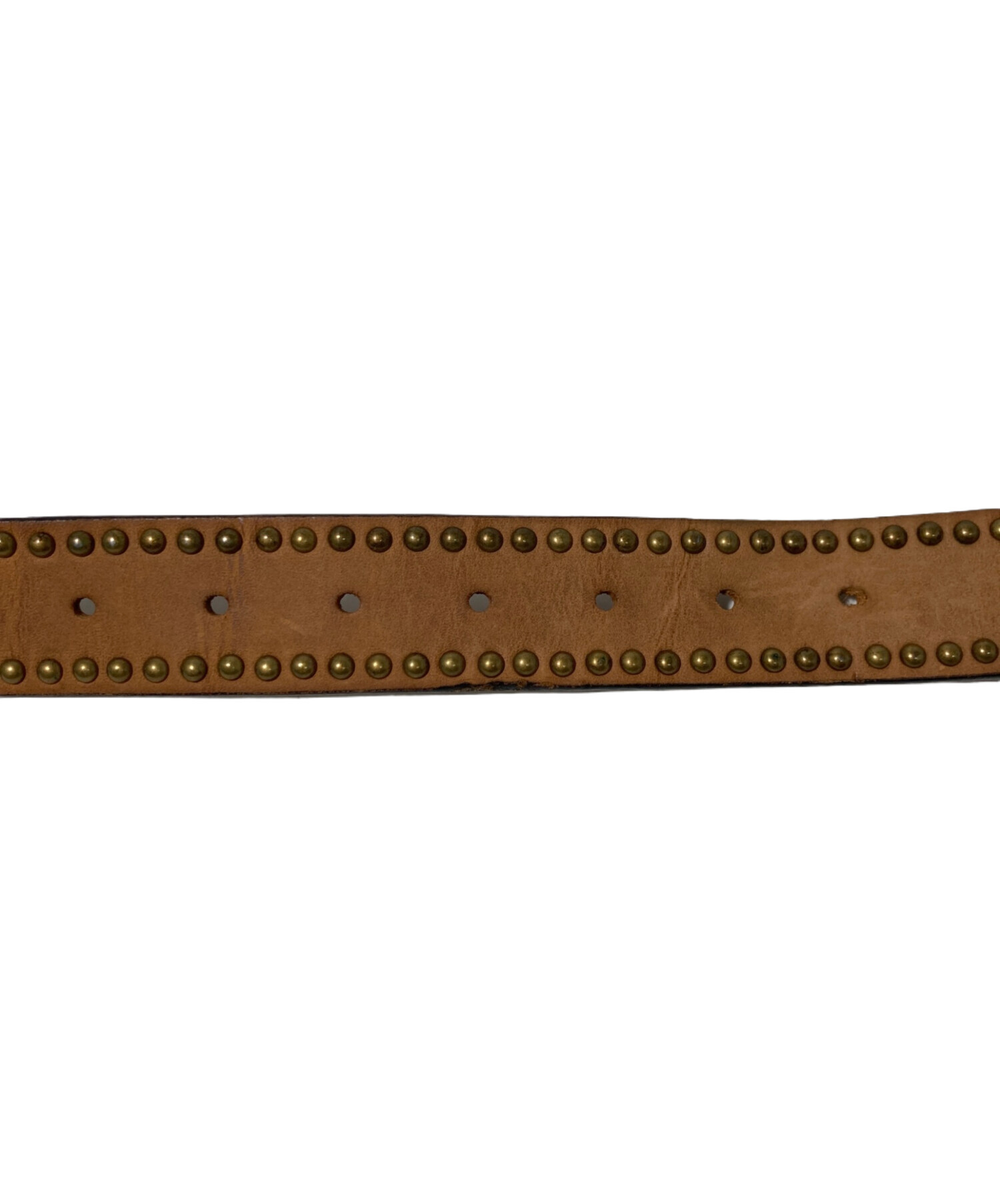 中古・古着通販】RRL (ダブルアールエル) レザースタッズベルト