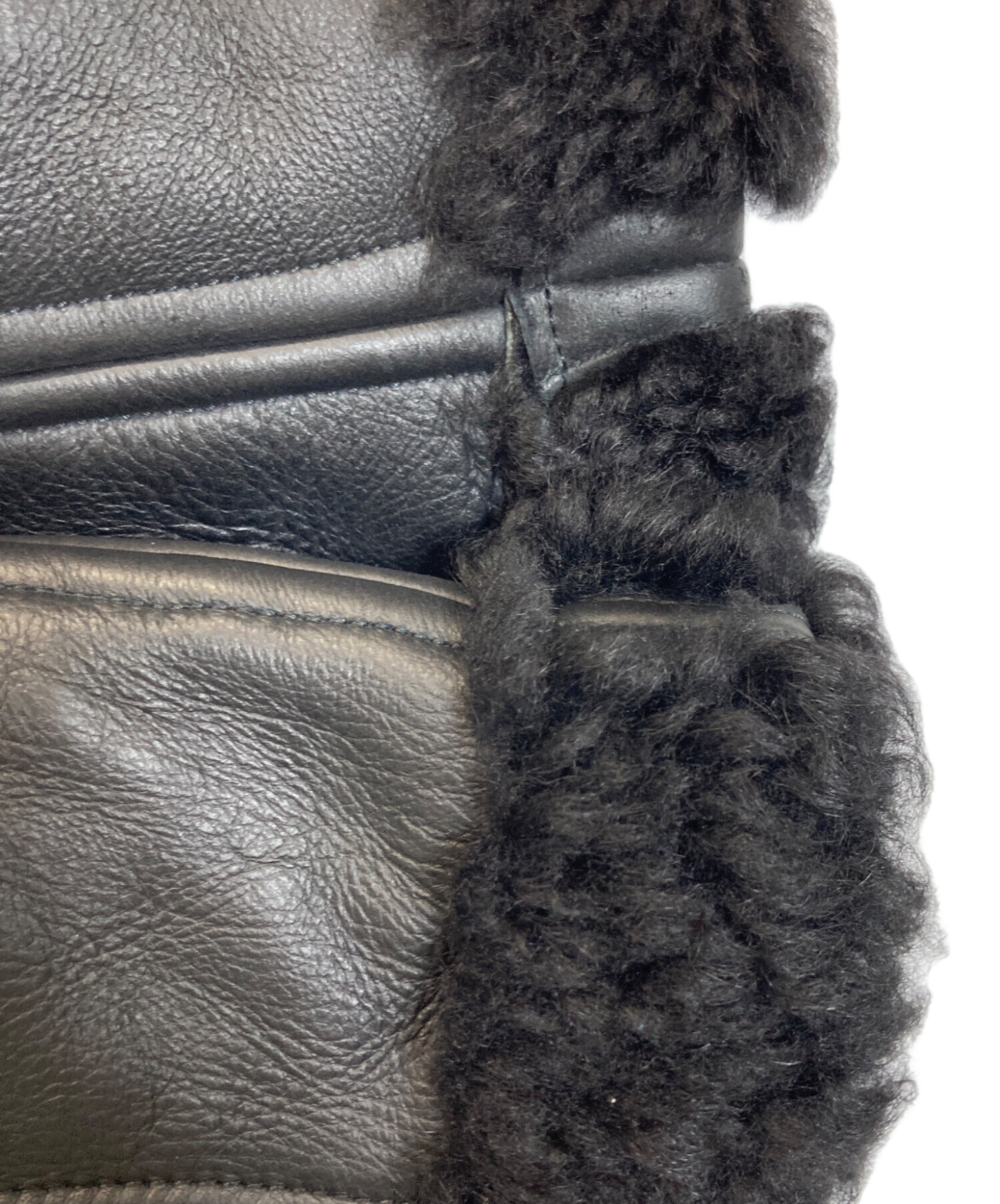 中古・古着通販】DIESEL (ディーゼル) ラムレザージャケット ブラック 中古・古着通販】DIESEL (ディーゼル) ラムレザージャケット ブラック