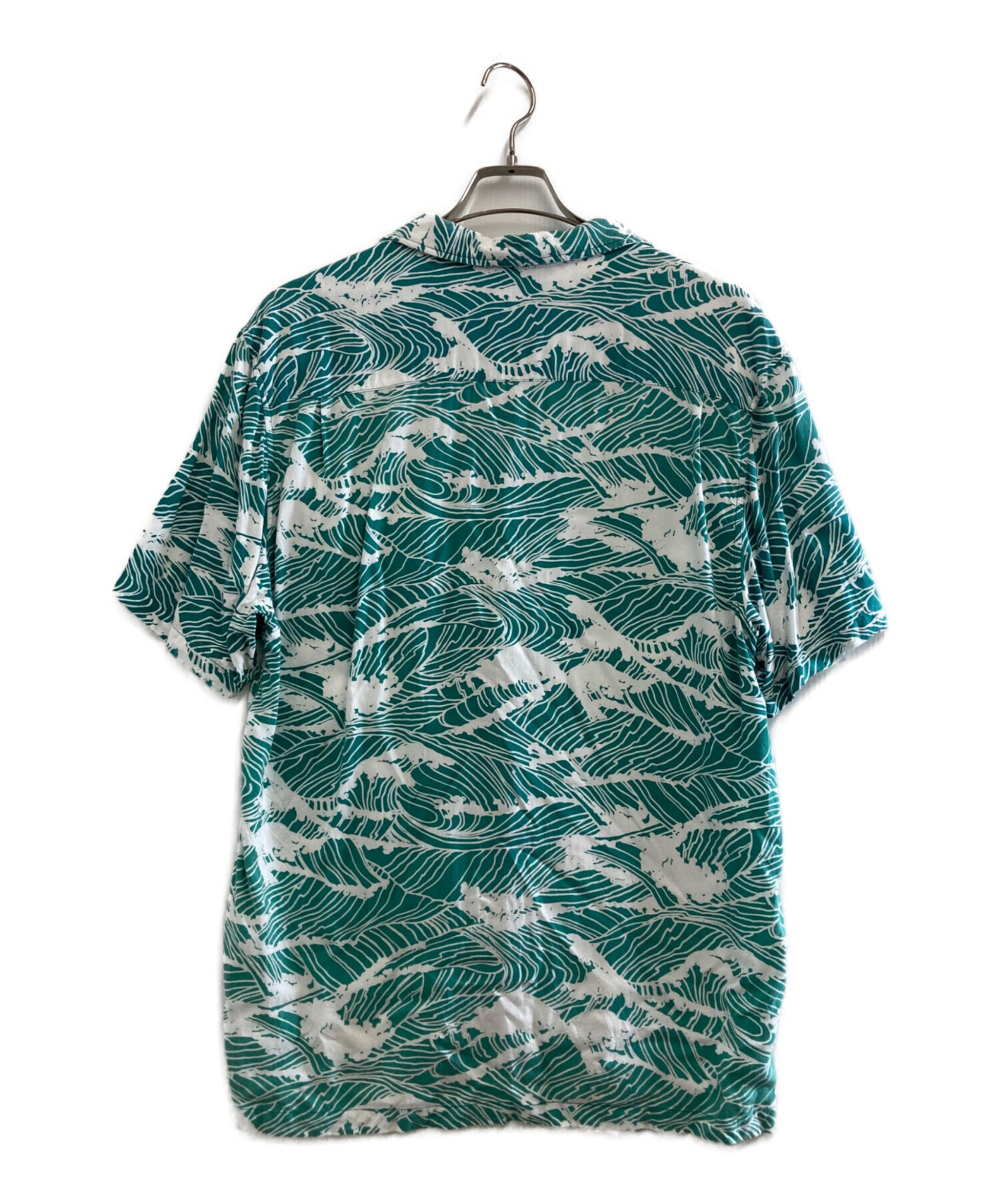 old stussy 80s アロハシャツ 中古・古着通販】stussy (ステューシー) アロハシャツ グリーン サイズ