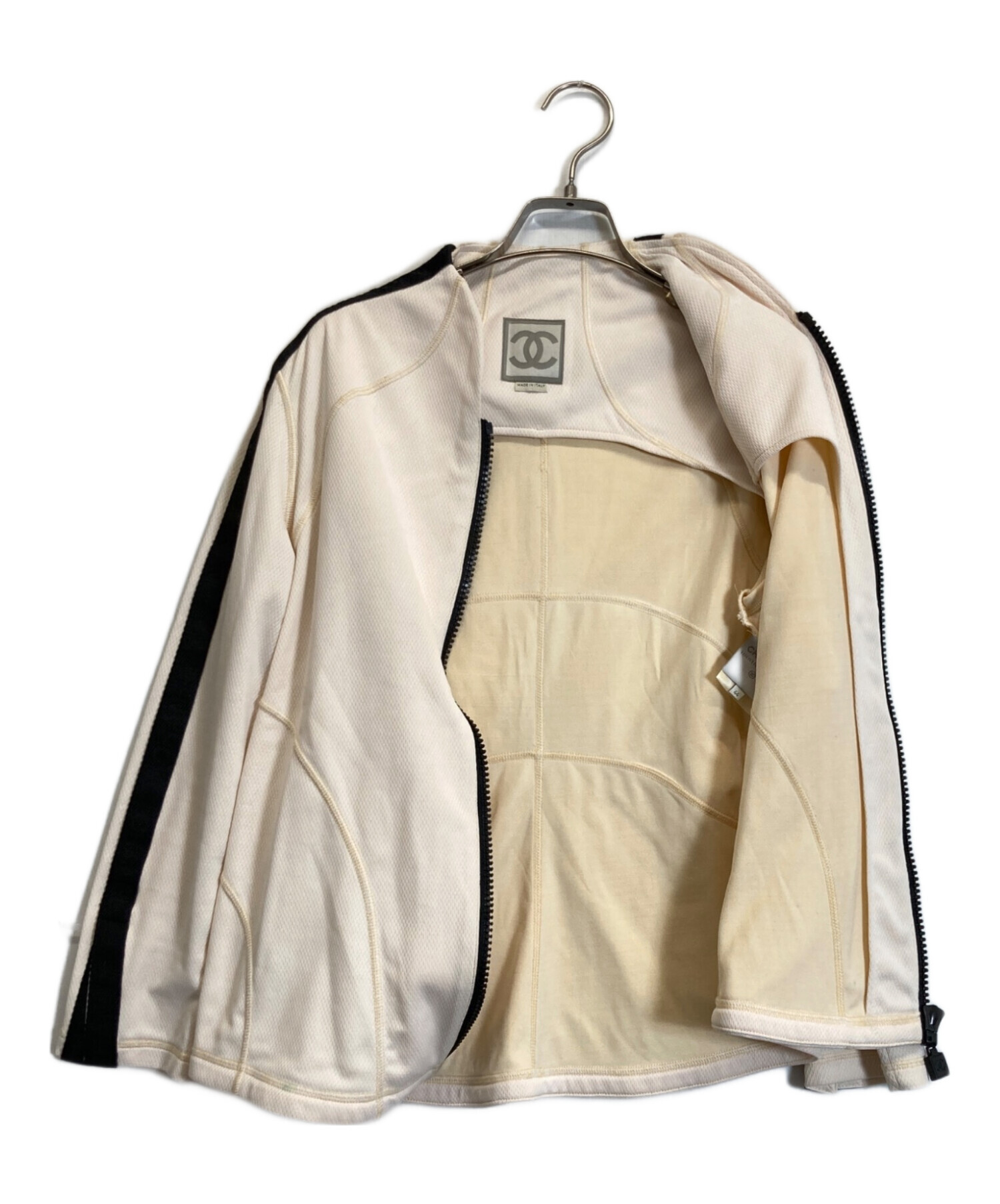 中古・古着通販】CHANEL (シャネル) トラックジャケット アイボリー
