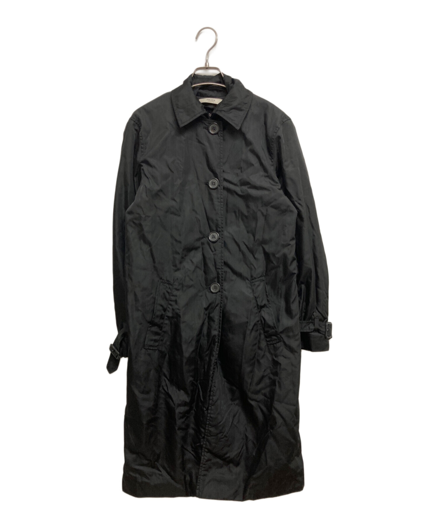 2000s Prada コート 中古・古着通販】PRADA (プラダ) コート ブラック サイズ:42｜ブランド