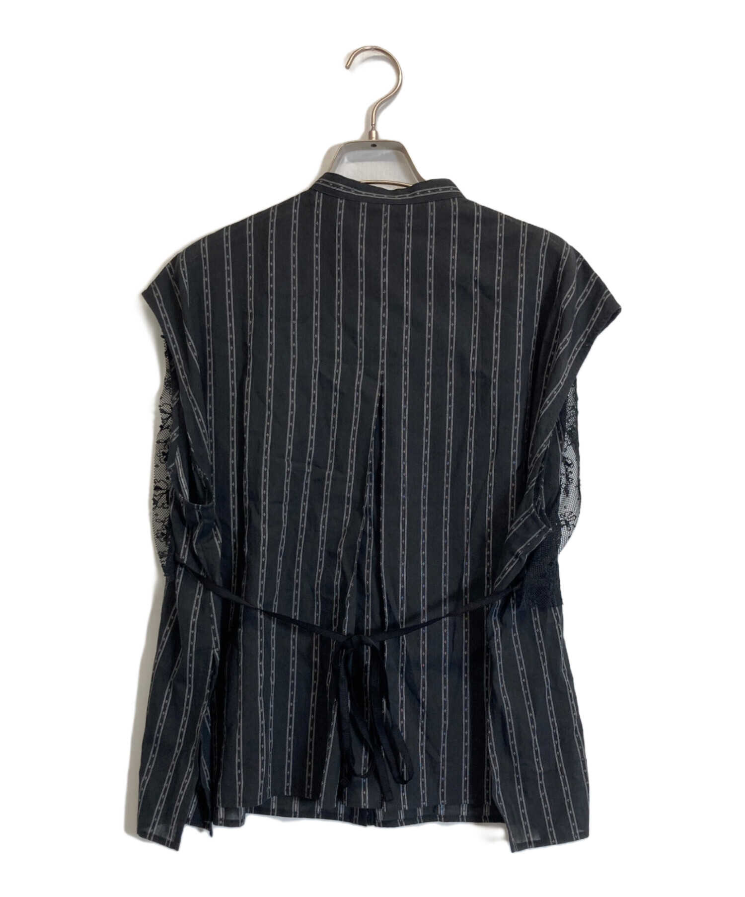 定価17280円【新品タグ付】LECIELBLUE ノースリーブブラウス 中古・古着通販】LE CIEL BLEU (ルシェルブルー) Striped Sleeveless
