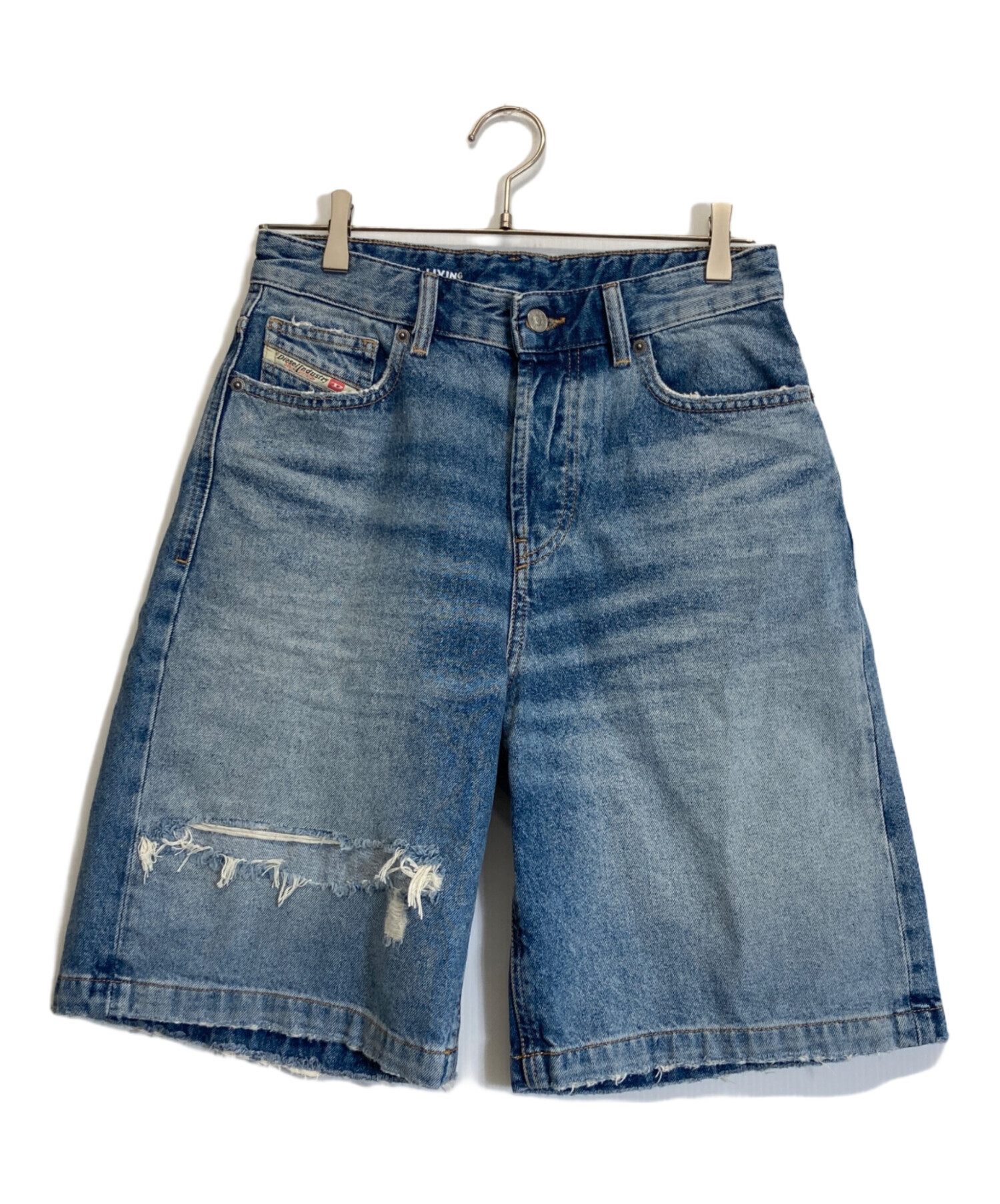 中古・古着通販】DIESEL (ディーゼル) デニムハーフパンツ インディゴ