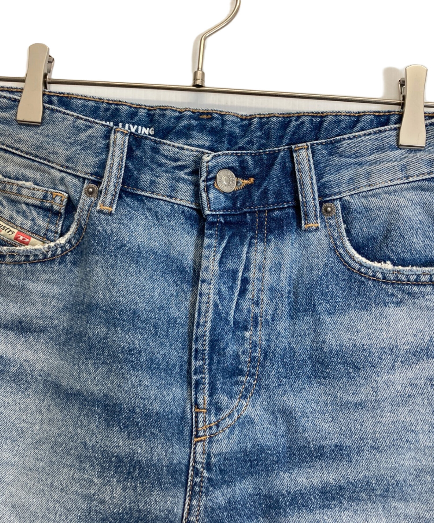 中古・古着通販】DIESEL (ディーゼル) デニムハーフパンツ インディゴ