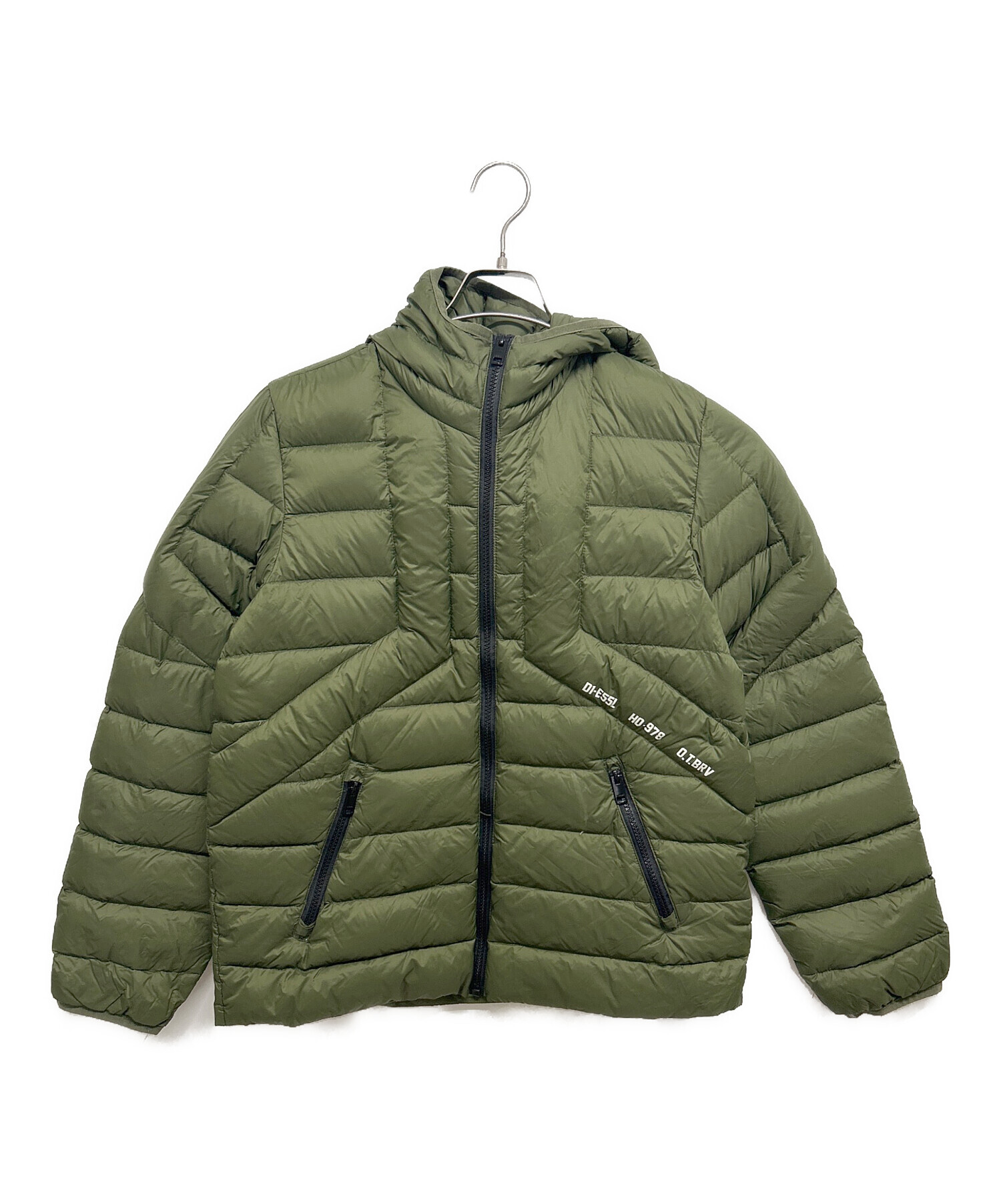 中古・古着通販】DIESEL (ディーゼル) ダウンジャケット オリーブ