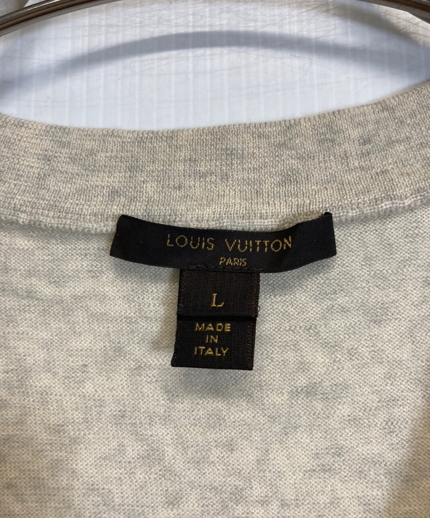 中古・古着通販】LOUIS VUITTON (ルイ ヴィトン) Vネックウールニット 