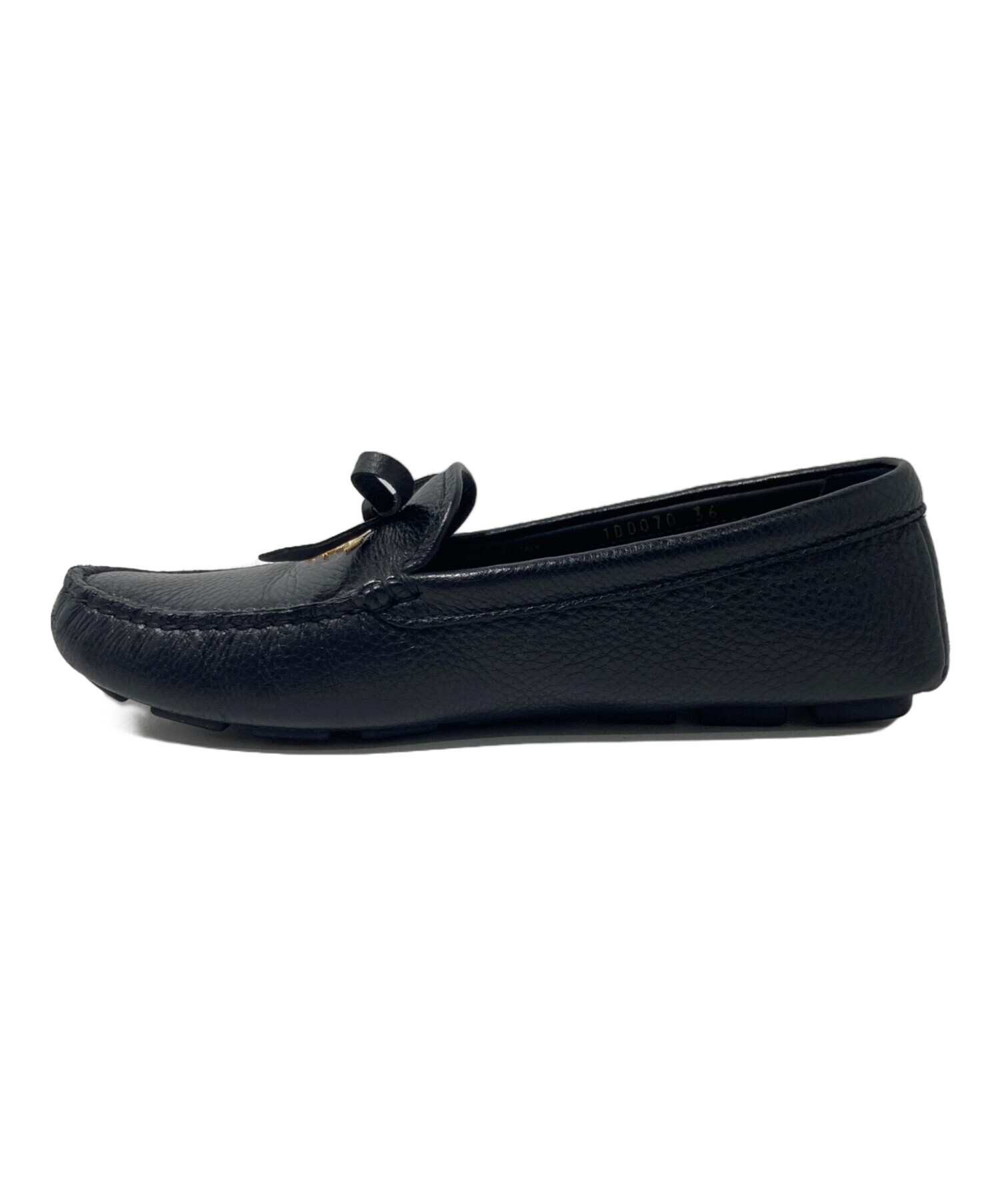中古・古着通販】PRADA (プラダ) ローファー ブラック サイズ:36