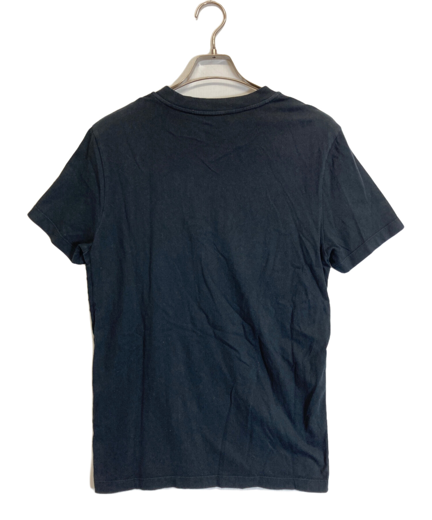 中古・古着通販】MONCLER (モンクレール) VネックTシャツ ブラック