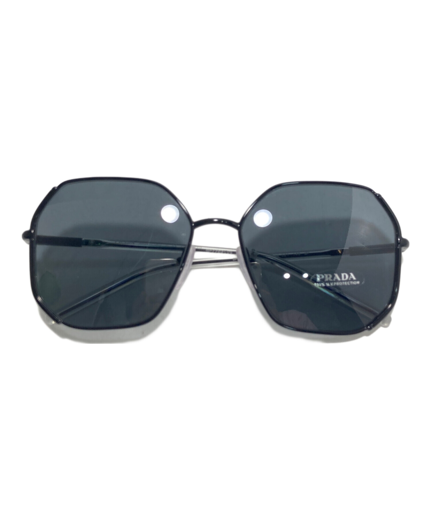 【中古】PRADA　プラダ　サングラス 中古・古着通販】PRADA (プラダ) サングラス ブラック サイズ:58□17