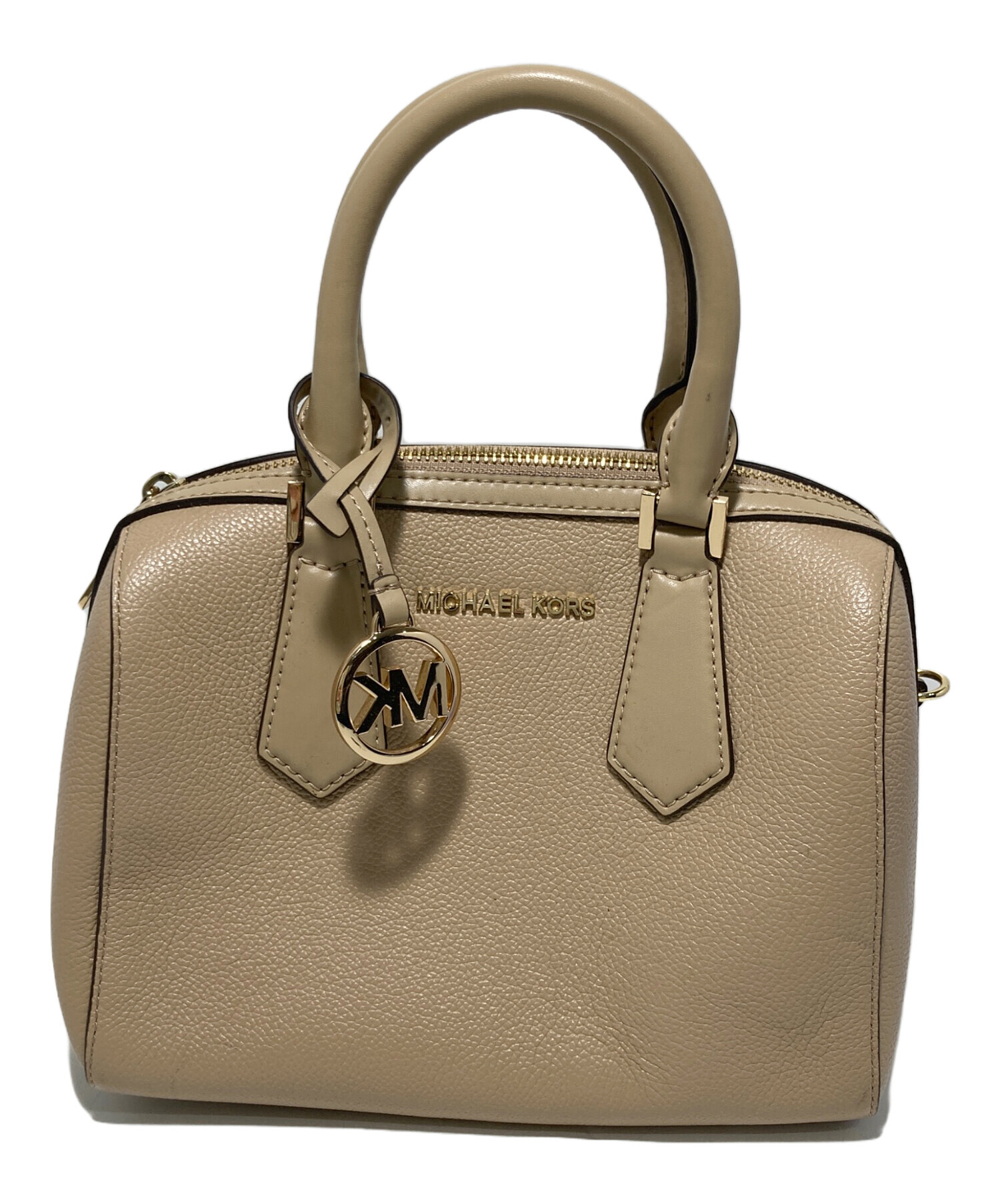最終値下げ新品MICHAEL KORS 2wayバック 中古・古着通販】MICHAEL KORS (マイケルコース) 2WAYバッグ ベージュ