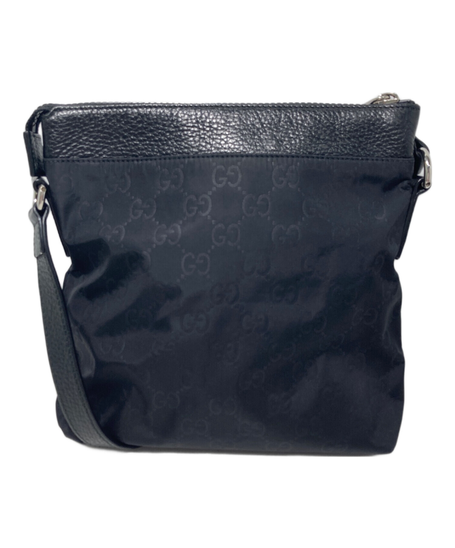 M*3様 GUCCIショルダーバック 中古・古着通販】GUCCI (グッチ) GGロゴナイロンショルダーバッグ