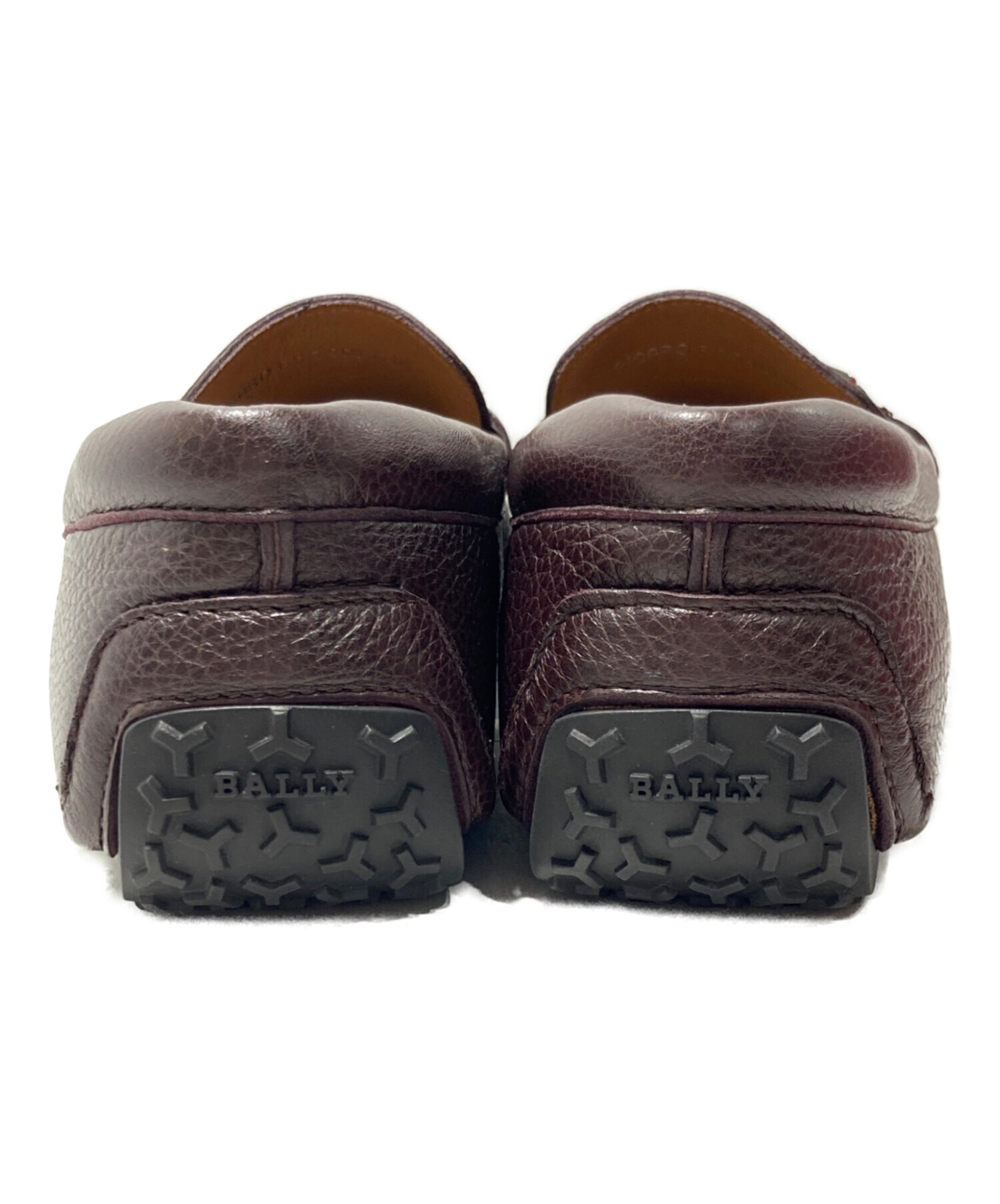 中古・古着通販】BALLY (バリー) レザーデッキシューズ ブラウン