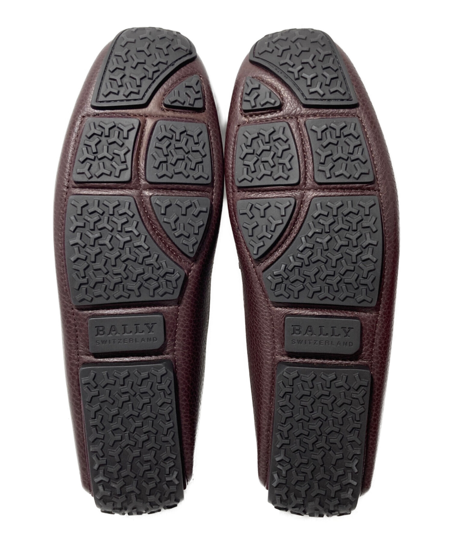 中古・古着通販】BALLY (バリー) レザーデッキシューズ ブラウン