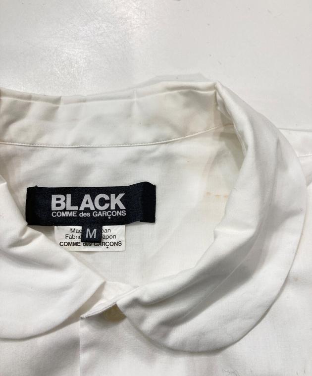 BLACK COMME des GARÇONS 半袖シャツ XS ホワイト 中古・古着通販】BLACK COMME des GARCONS (ブラックコムデギャルソン