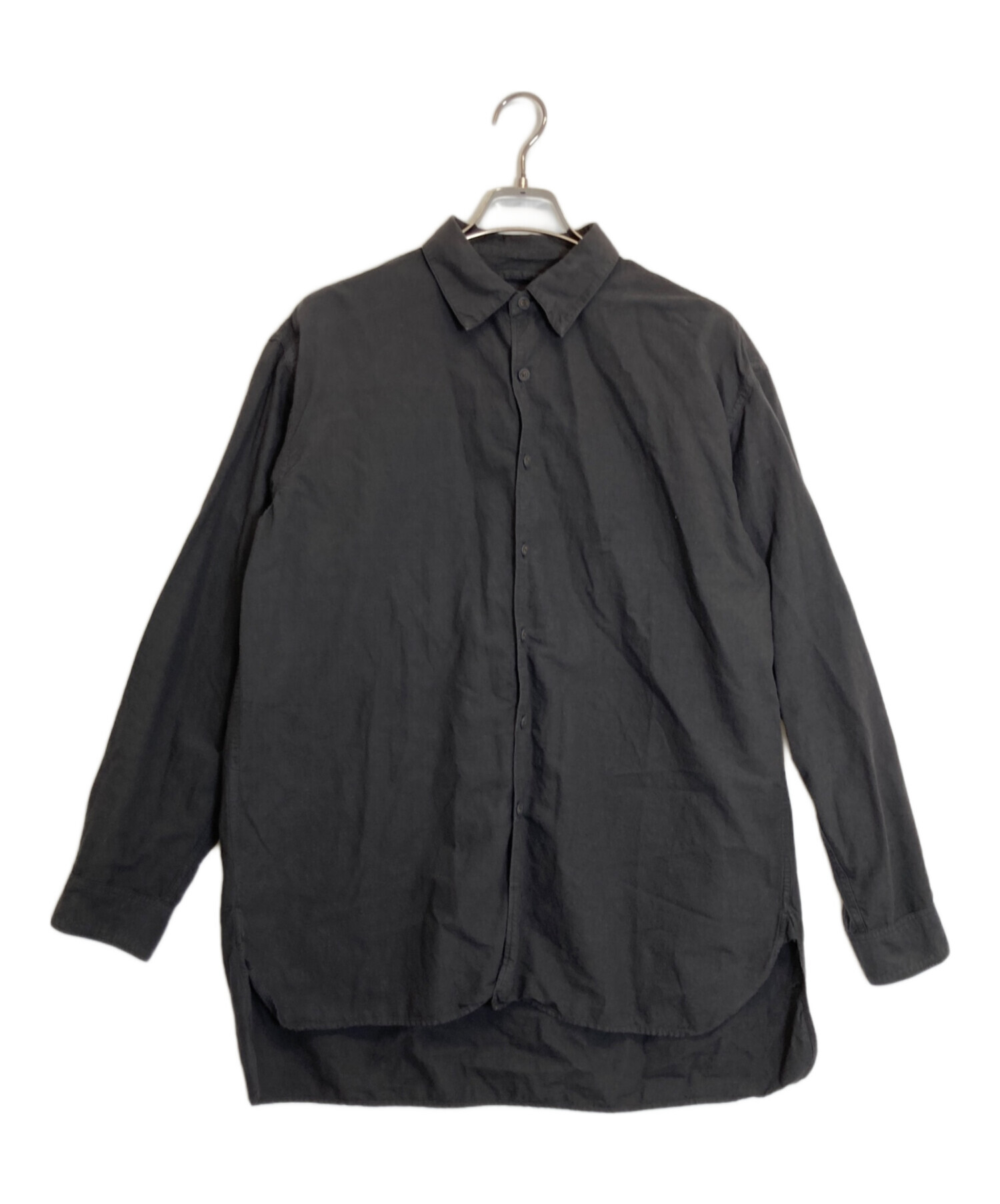 タンタン購入maison de soil(メゾンドソイル)ブラックシャツ 中古・古着通販】maison de soil (メゾンドソイル) シャツ グレー