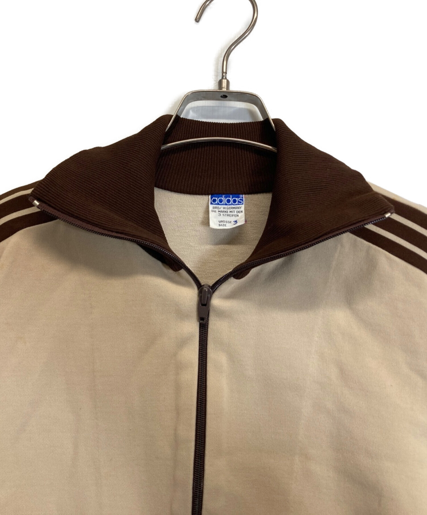 中古・古着通販】adidas (アディダス) トラックジャケット ベージュ