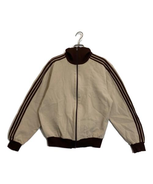 70~80s ads-3f ベージュ×ブラウン 5号　トラックジャケット 中古・古着通販】adidas (アディダス) トラックジャケット ベージュ