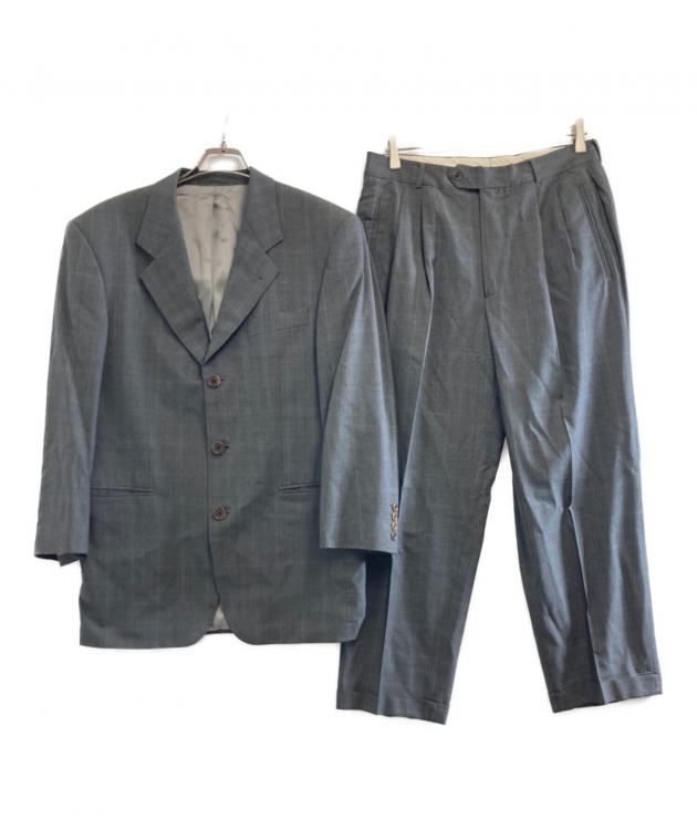ヒューゴボス HUGO BOSS セットアップ スーツ 2B グレー 48 中古・古着通販】BOSS HUGO BOSS (ボス ヒューゴボス) スーツ グレー