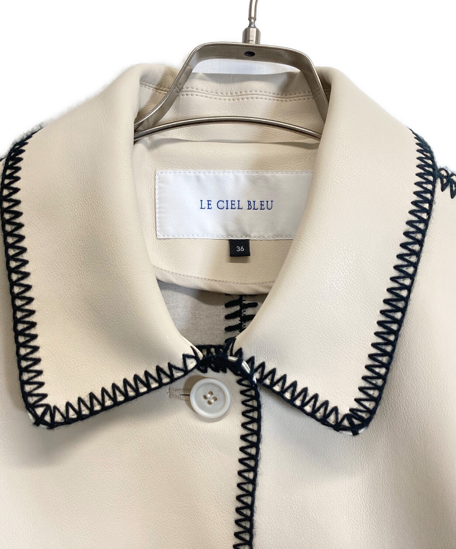 中古・古着通販】LE CIEL BLEU (ルシェルブルー) フェイクレザー