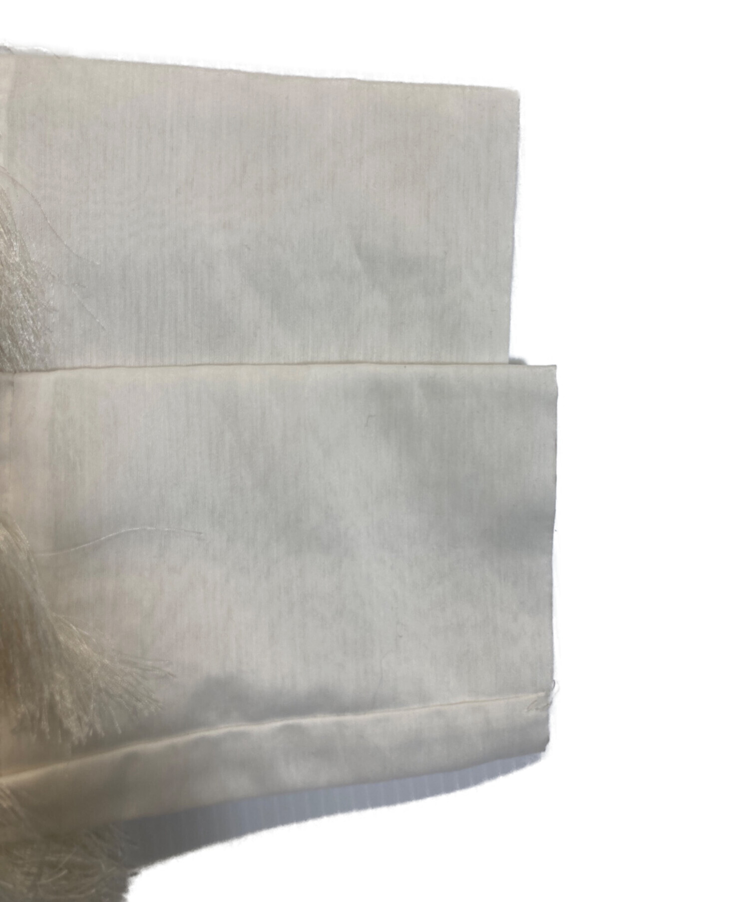 中古・古着通販】AMERI (アメリ) FULL FRINGE OVER TOP ベージュ