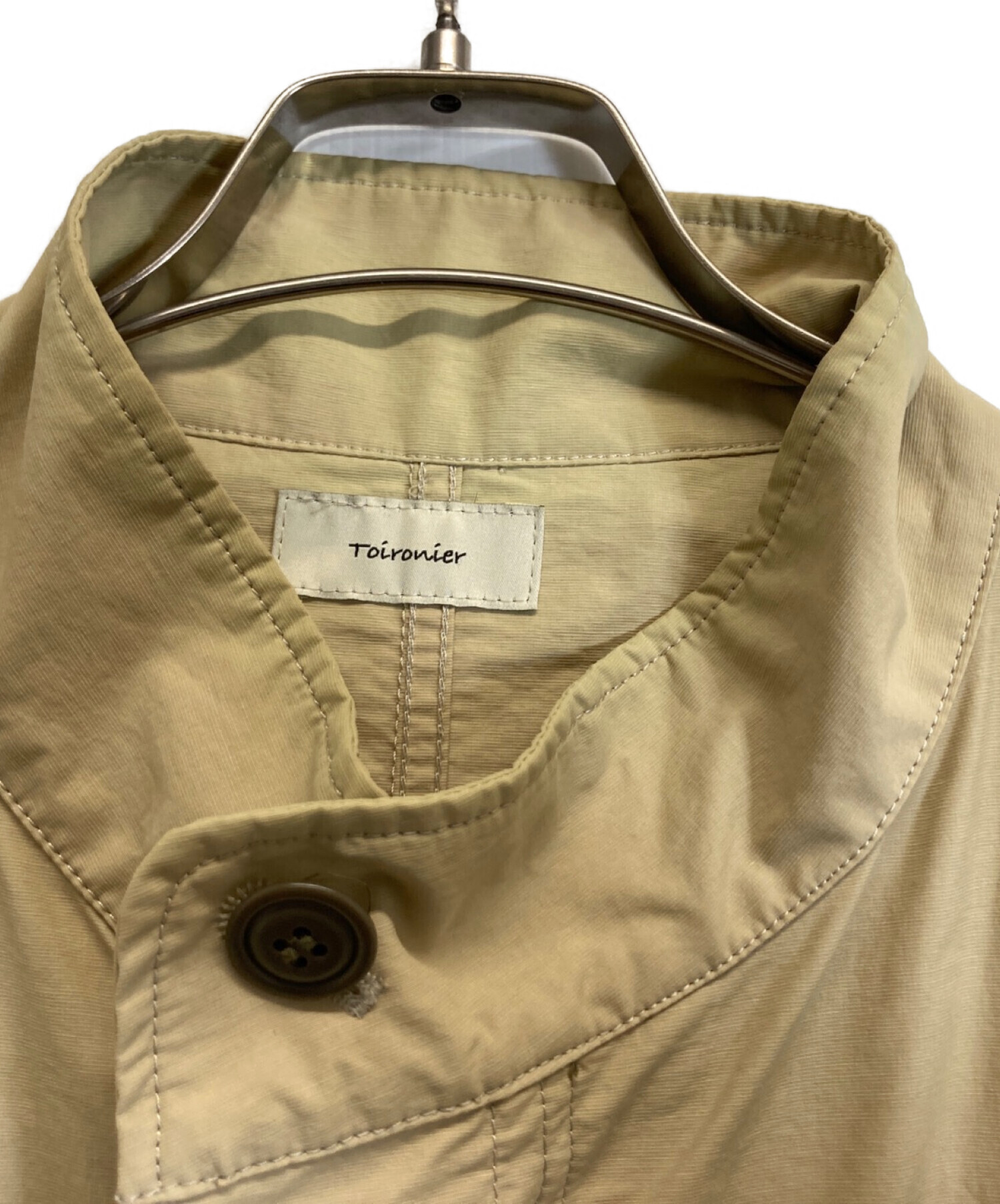 中古・古着通販】Toironier (トワロニエ) Short Mods Jacket ベージュ 