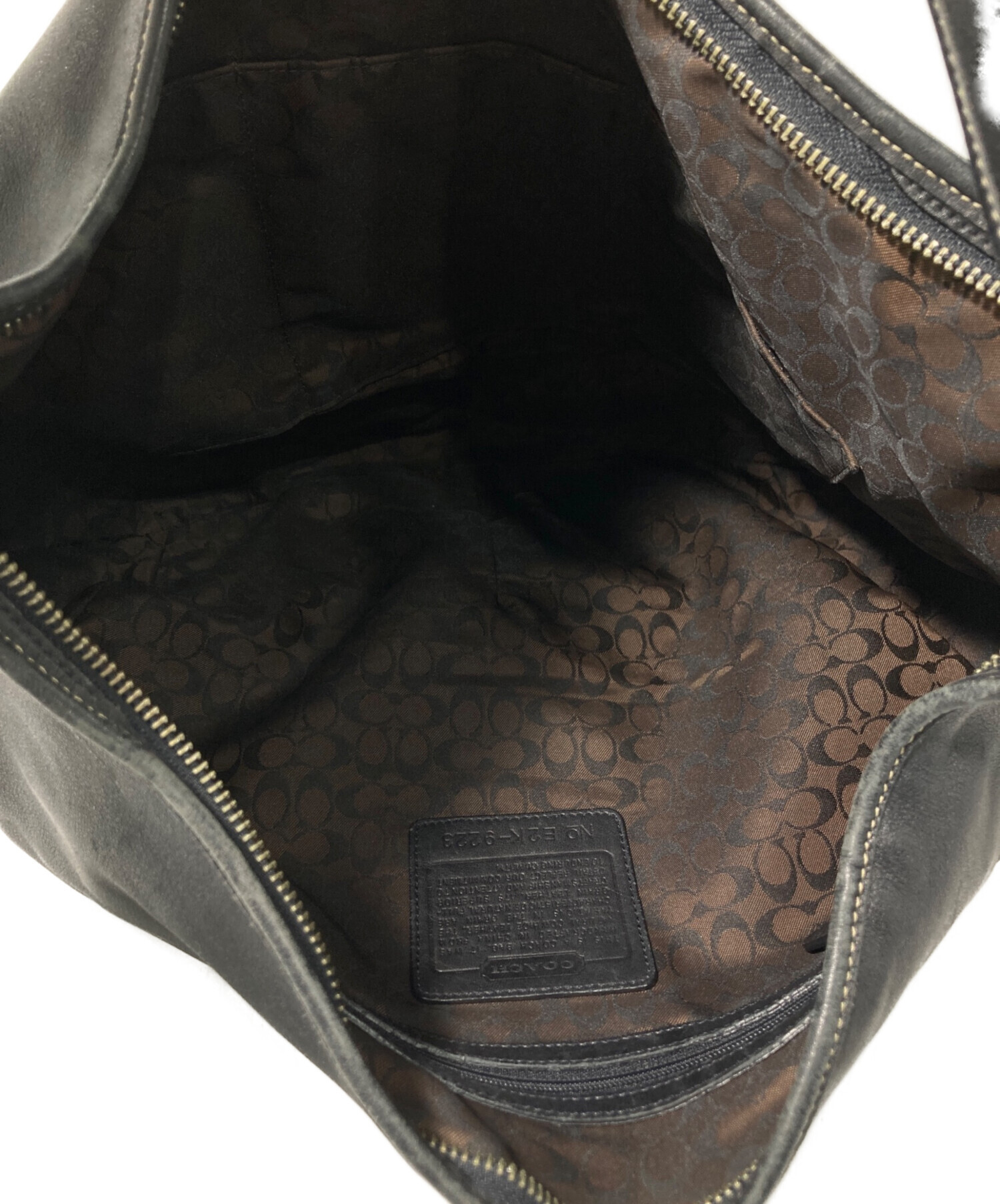 中古・古着通販】COACH (コーチ) ワンショルダーバッグ ブラック