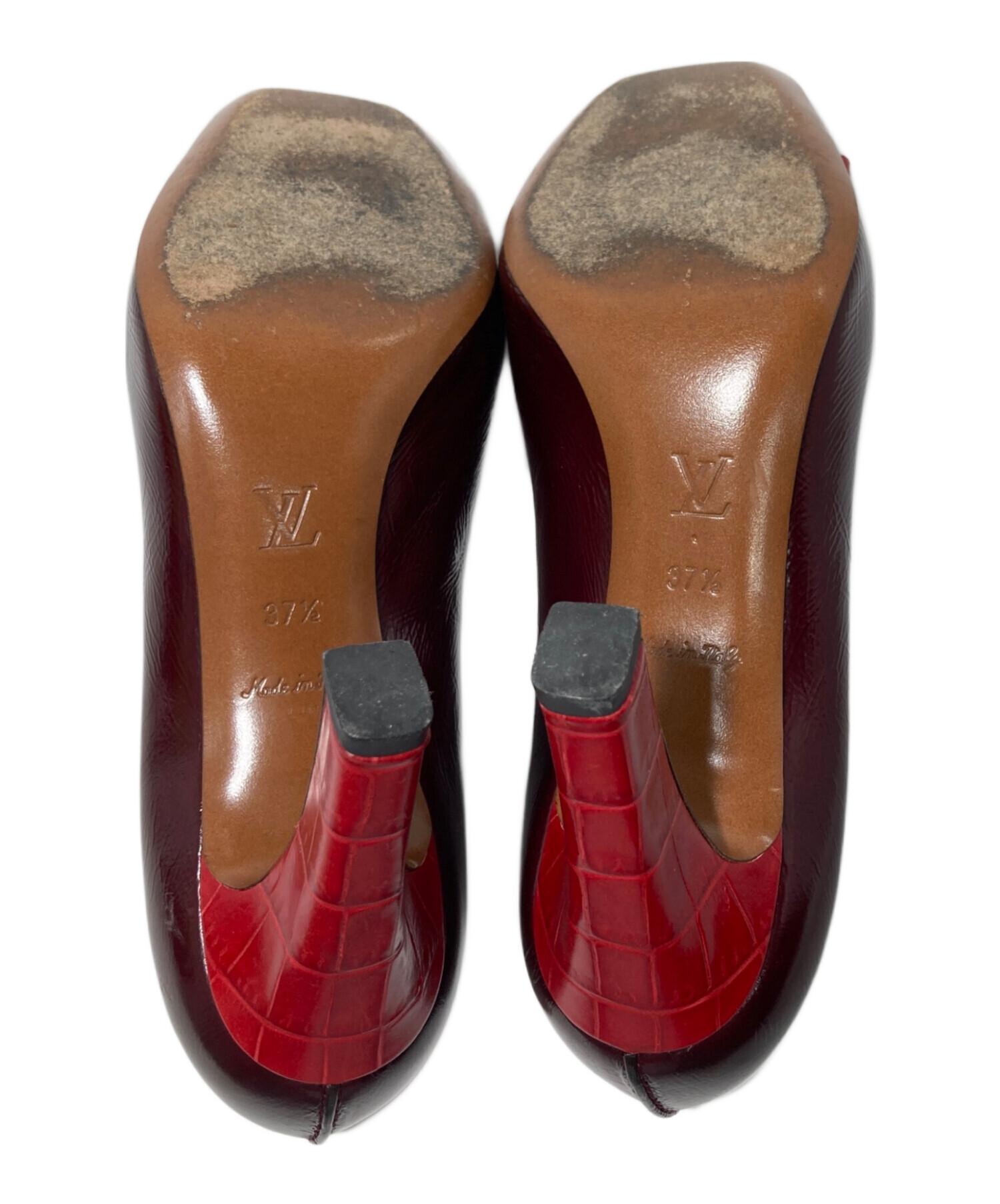 Louis Vuitton エナメルパンプス 中古・古着通販】LOUIS VUITTON (ルイ ヴィトン) エナメルパンプス