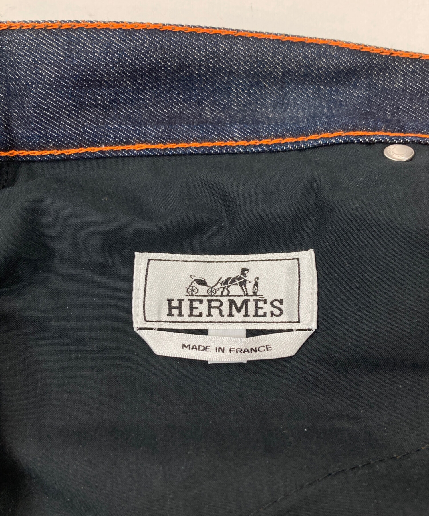 中古・古着通販】HERMES (エルメス) セリエボタンセルビッチデニム