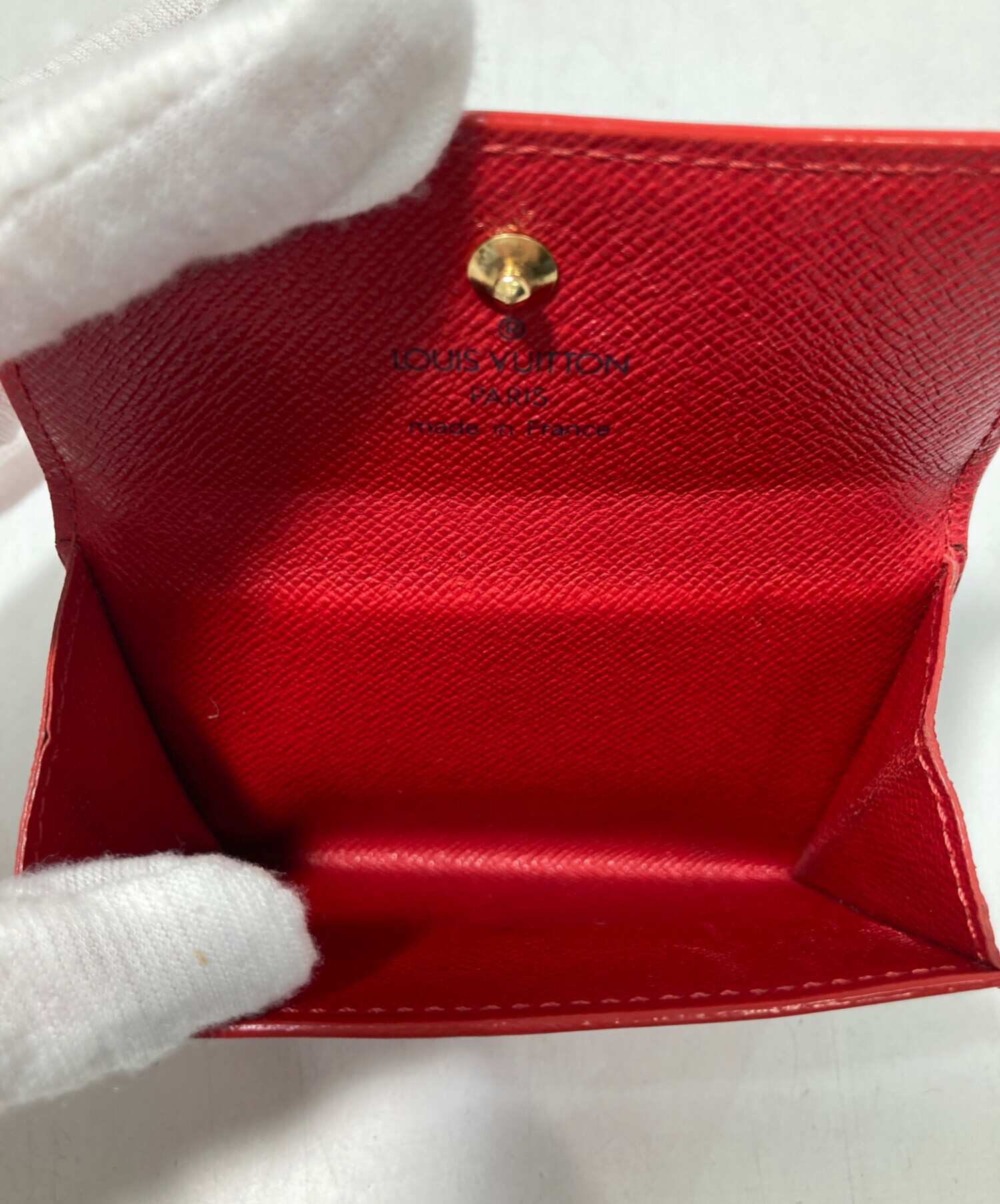 中古・古着通販】LOUIS VUITTON (ルイ ヴィトン) コインケース レッド