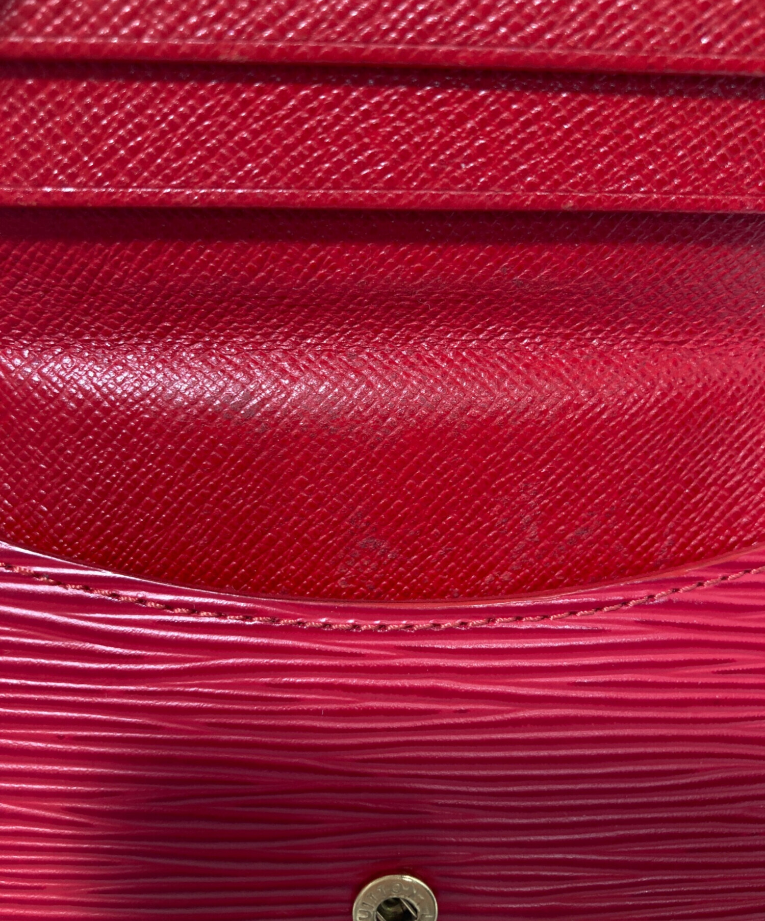 中古・古着通販】LOUIS VUITTON (ルイ ヴィトン) コインケース レッド