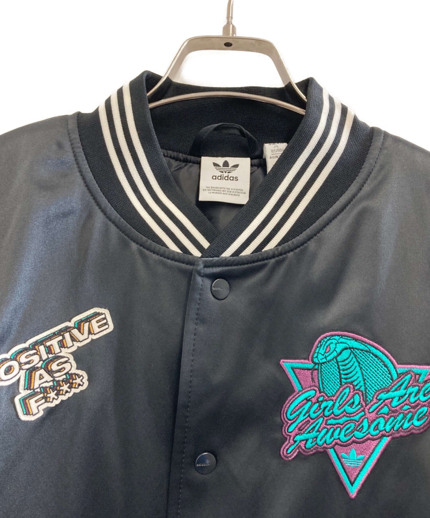 中古・古着通販】adidas (アディダス) GIRLS ARE AWESOME スタジャン