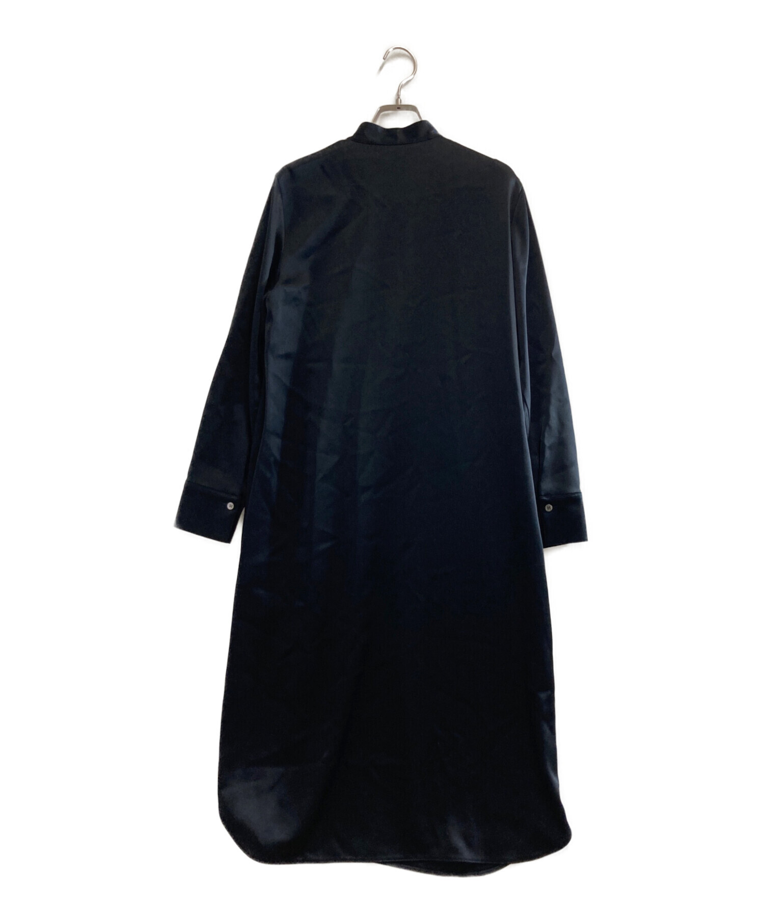 【新品未使用タグ付】セオリーリュクス　ワンピース　theory luxe 黒 中古・古着通販】theory luxe (セオリーリュクス) サテンワンピース